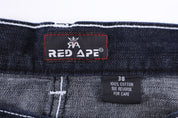Y2K Red Ape Dark Wash Denim Shorts - Pants/Shorts - Thrifted Threads