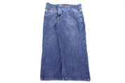 Y2K Red Ape Dark Wash Embroidered Denim Jeans - Pants - Thrifted Threads