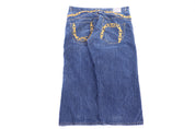 Y2K Red Ape Dark Wash Embroidered Denim Jeans - Pants - Thrifted Threads