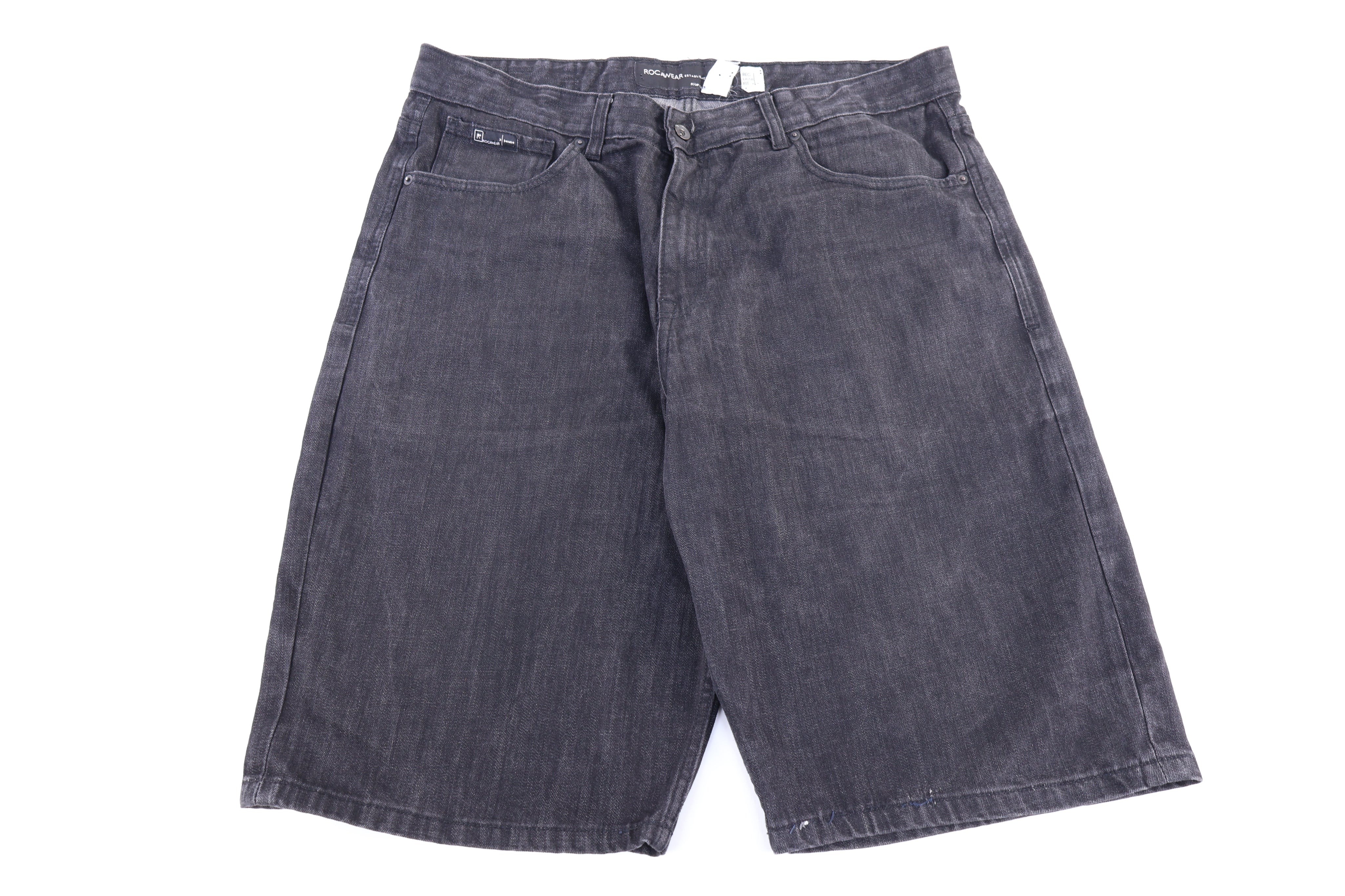 Y2K Rocawear Black Denim Shorts - Pants/Shorts - Thrifted Threads