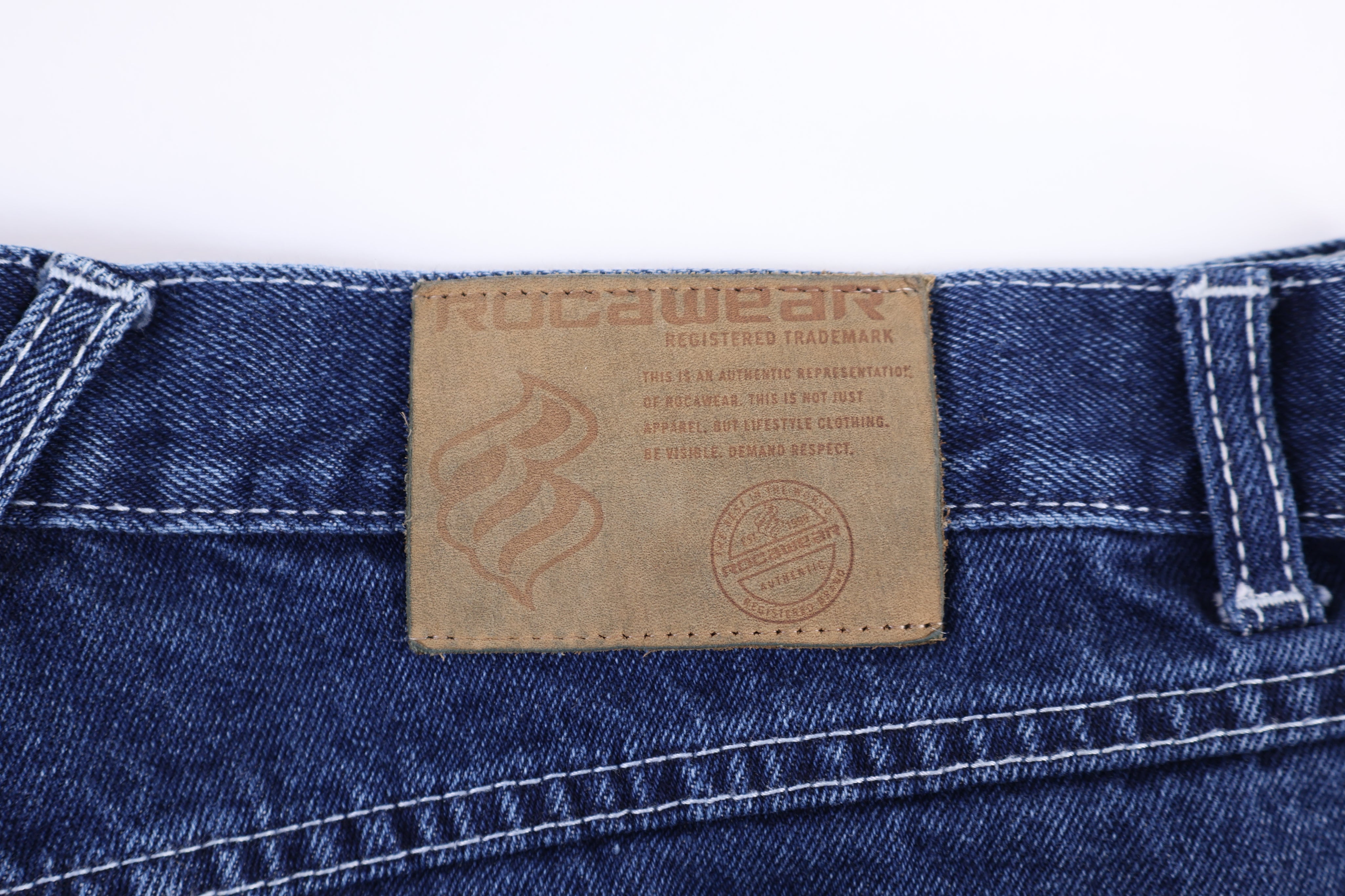 Y2K Rocawear Dark Wash Denim Jeans - Pants - Thrifted Threads