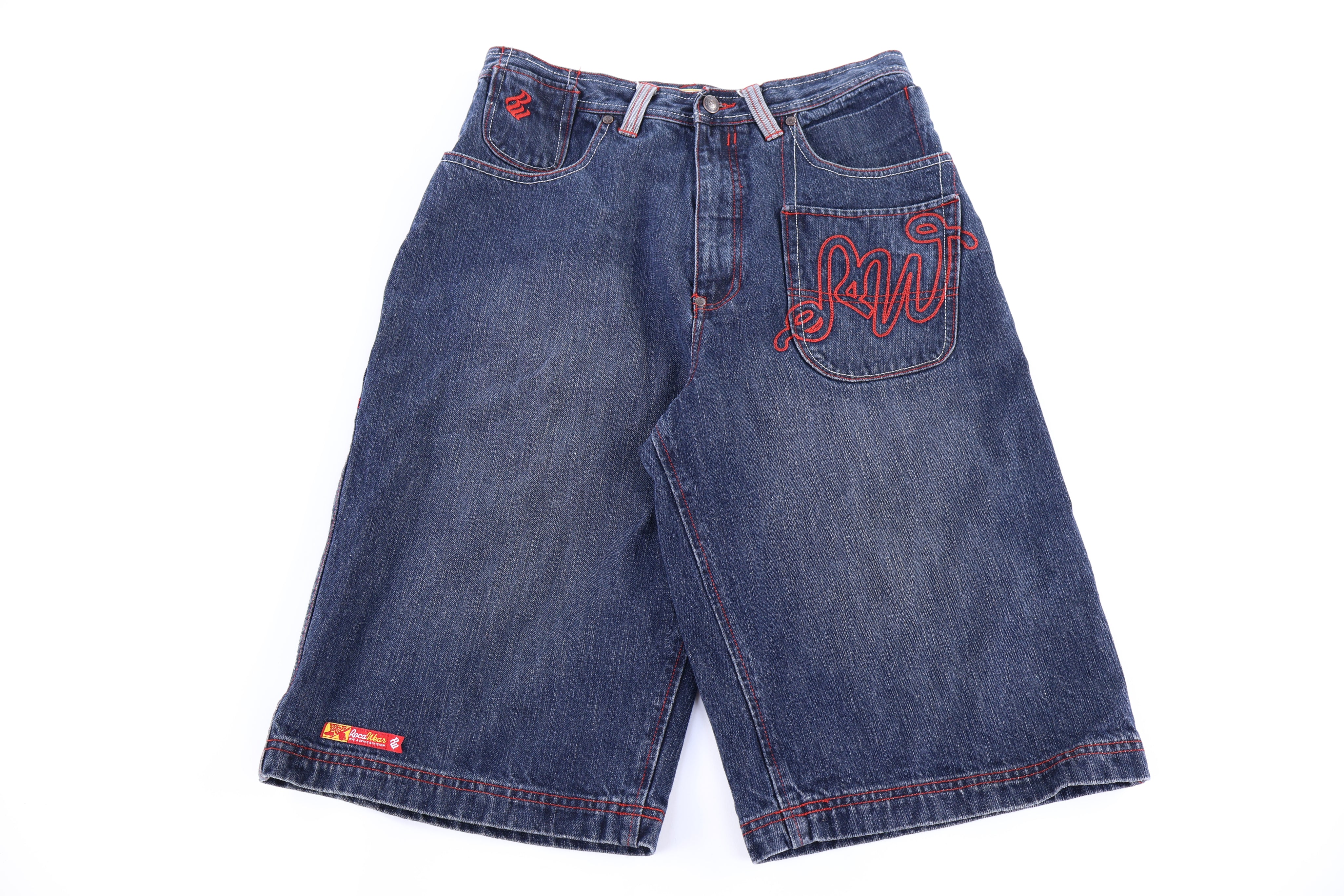 Y2K Rocawear Dark Wash Denim Shorts - Pants/Shorts - Thrifted Threads