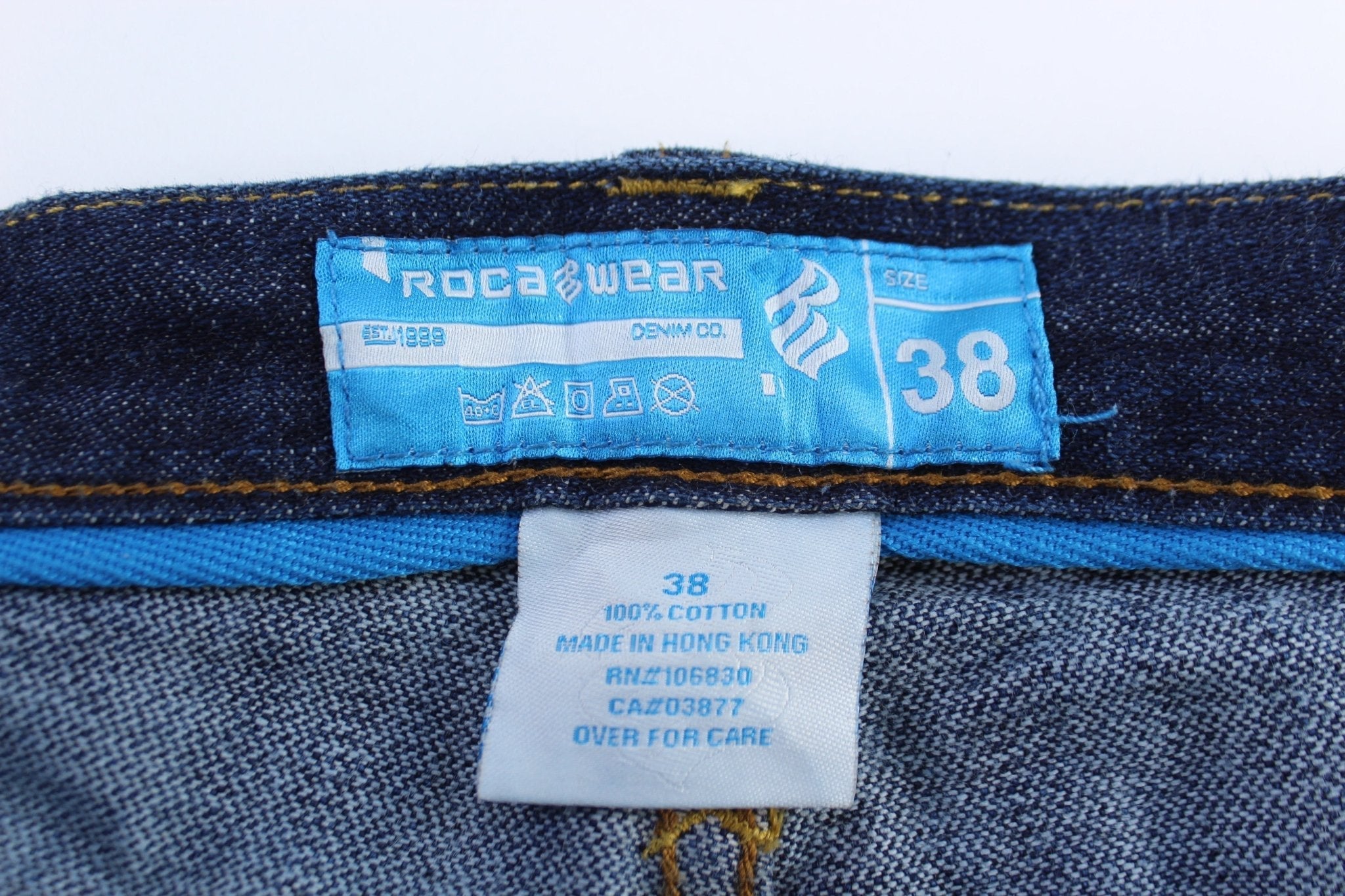 Y2K Rocawear Dark Wash Denim Shorts - Pants/Shorts - Thrifted Threads