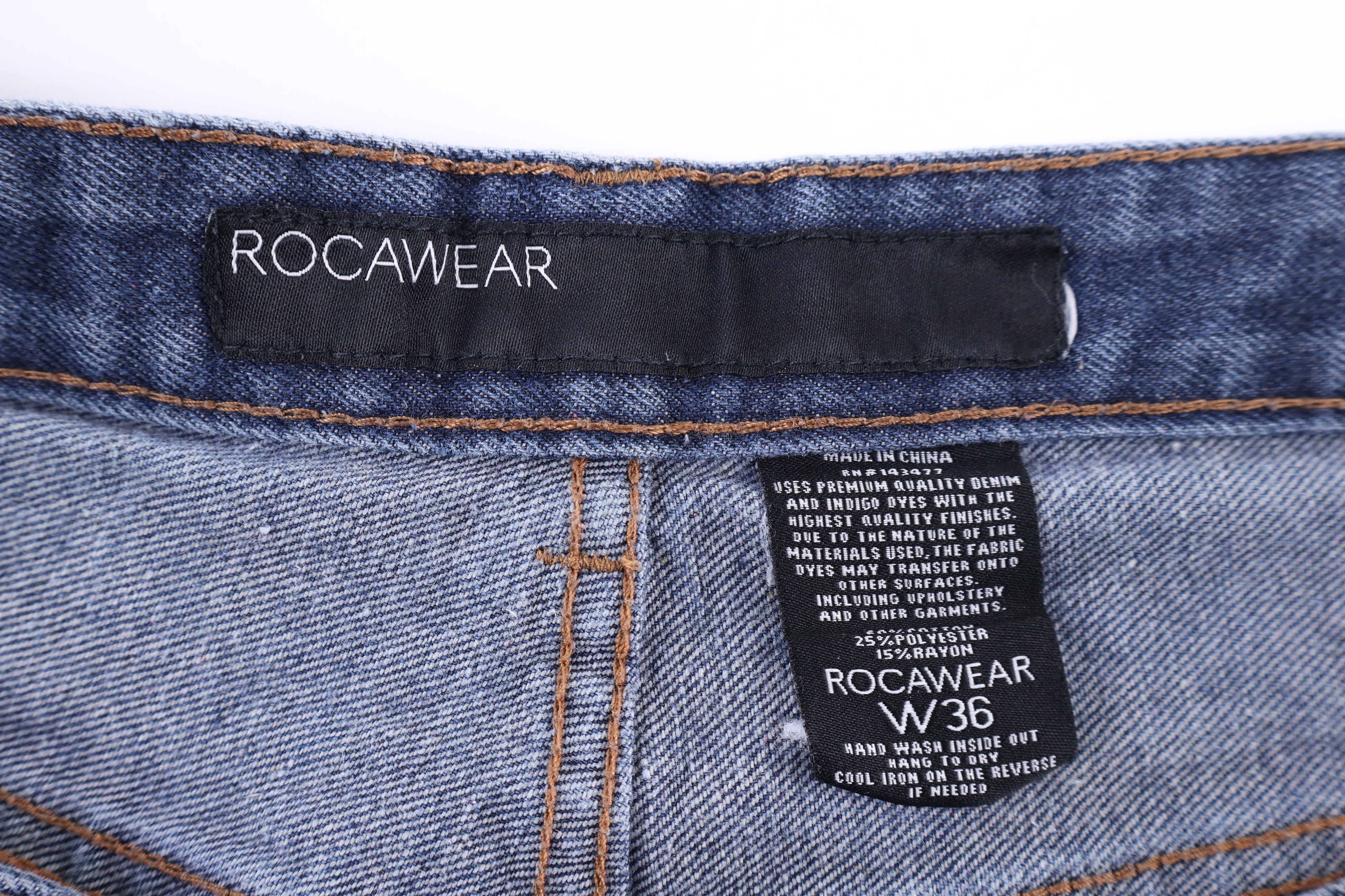 Y2K Rocawear Dark Wash Denim Shorts - Pants/Shorts - Thrifted Threads