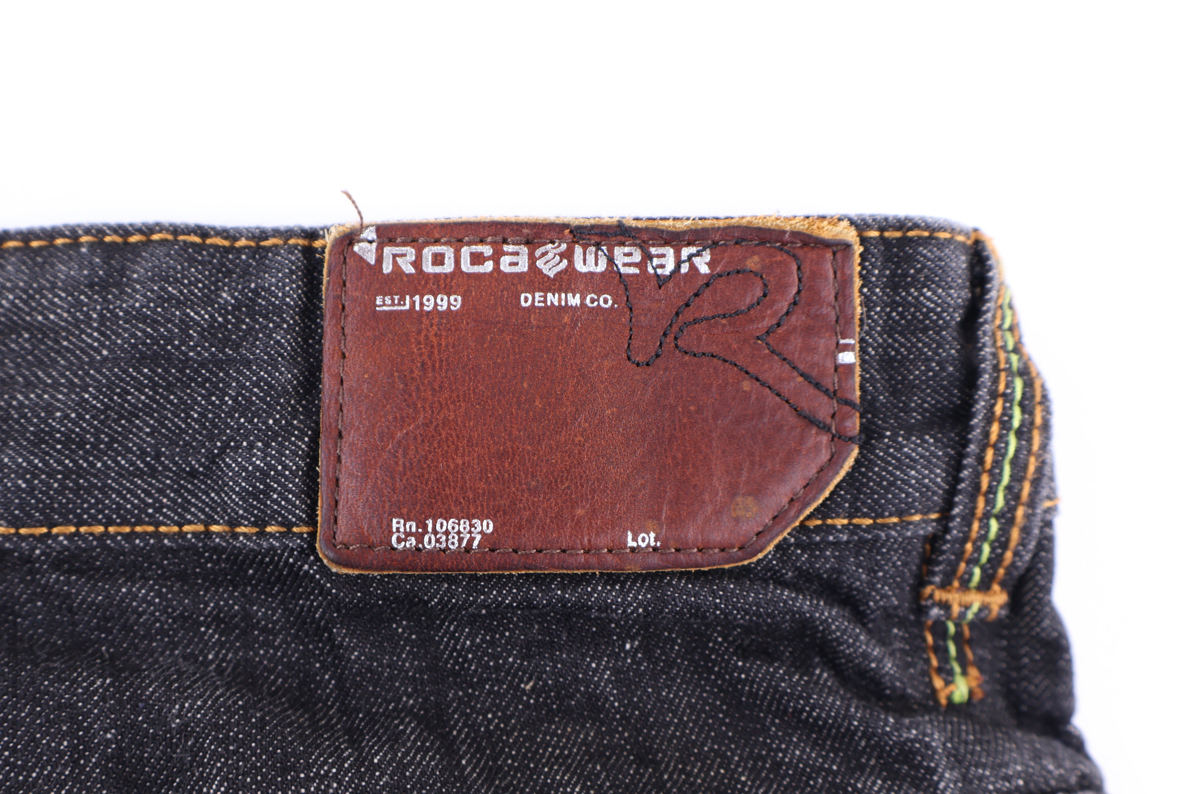 Y2K Rocawear Dark Wash Denim Shorts - Pants/Shorts - Thrifted Threads