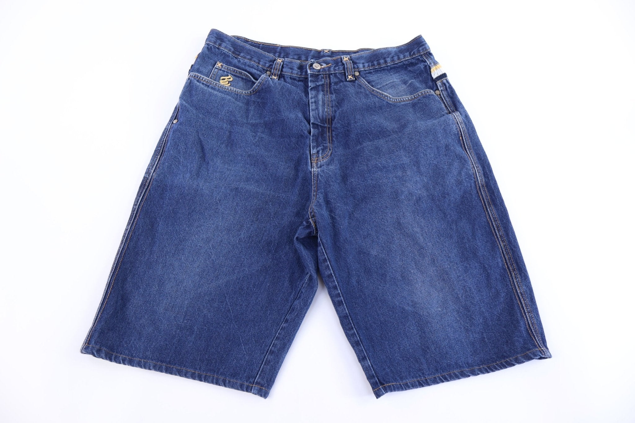 Y2K Rocawear Dark Wash Denim Shorts - Pants/Shorts - Thrifted Threads