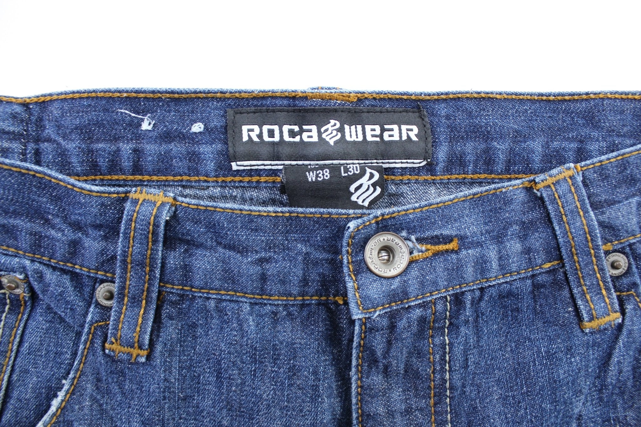 Y2K Rocawear Denim Carpenter Jeans - ThriftedThreads.com