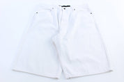 Y2K Rocawear Embroidered White Denim Shorts - Pants/Shorts - Thrifted Threads