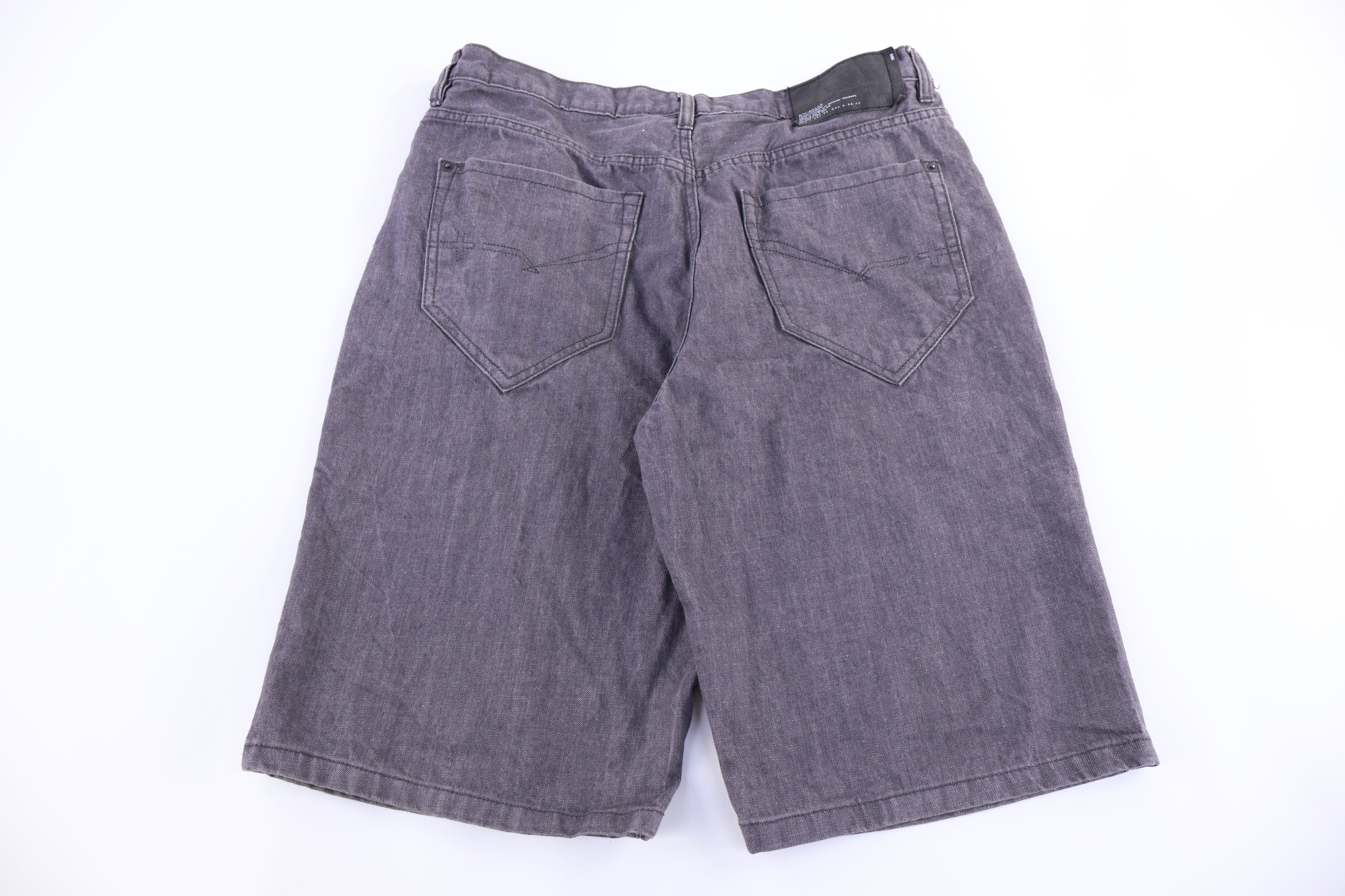 Y2K Rocawear Grey Denim Shorts - Pants/Shorts - Thrifted Threads