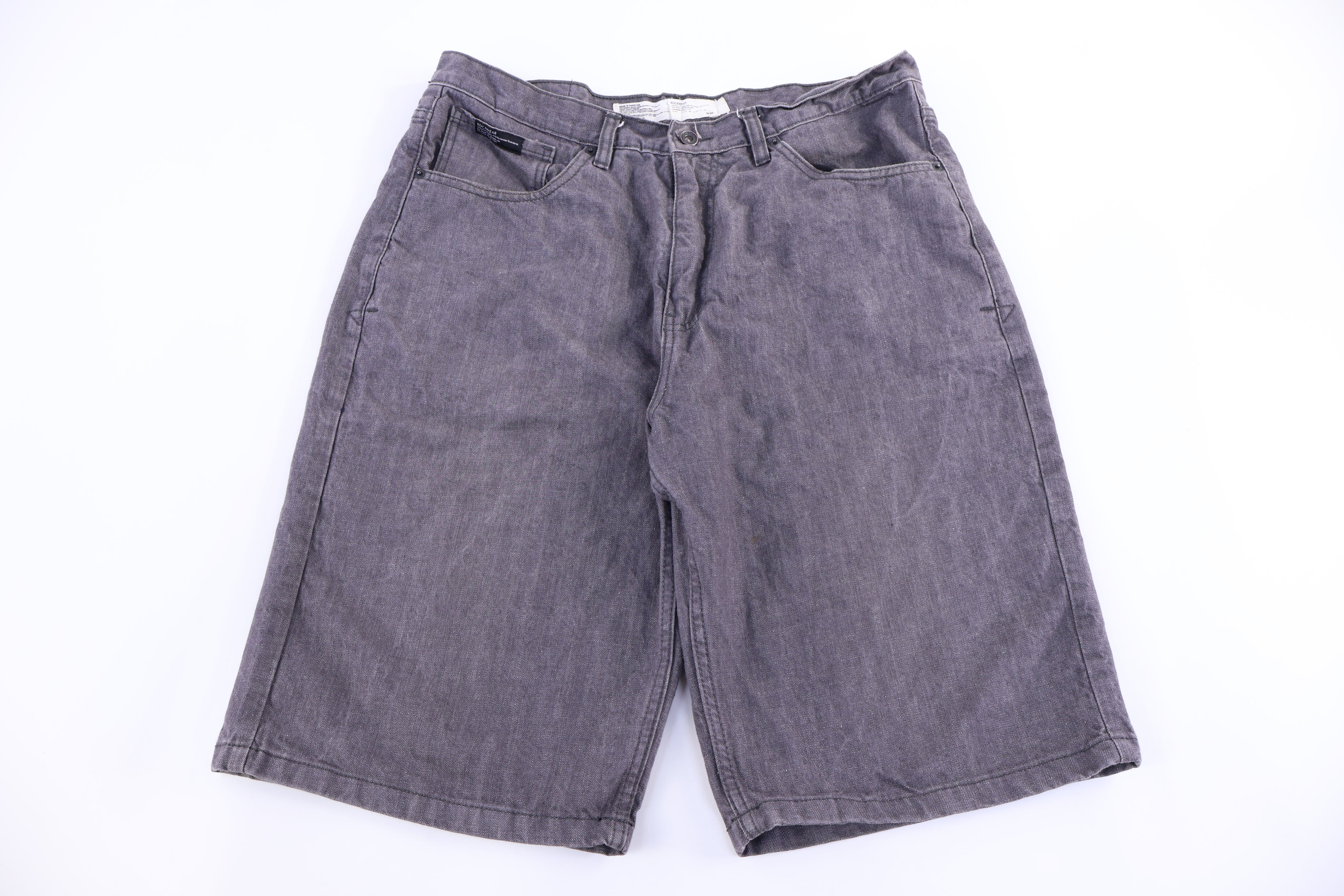 Y2K Rocawear Grey Denim Shorts - Pants/Shorts - Thrifted Threads
