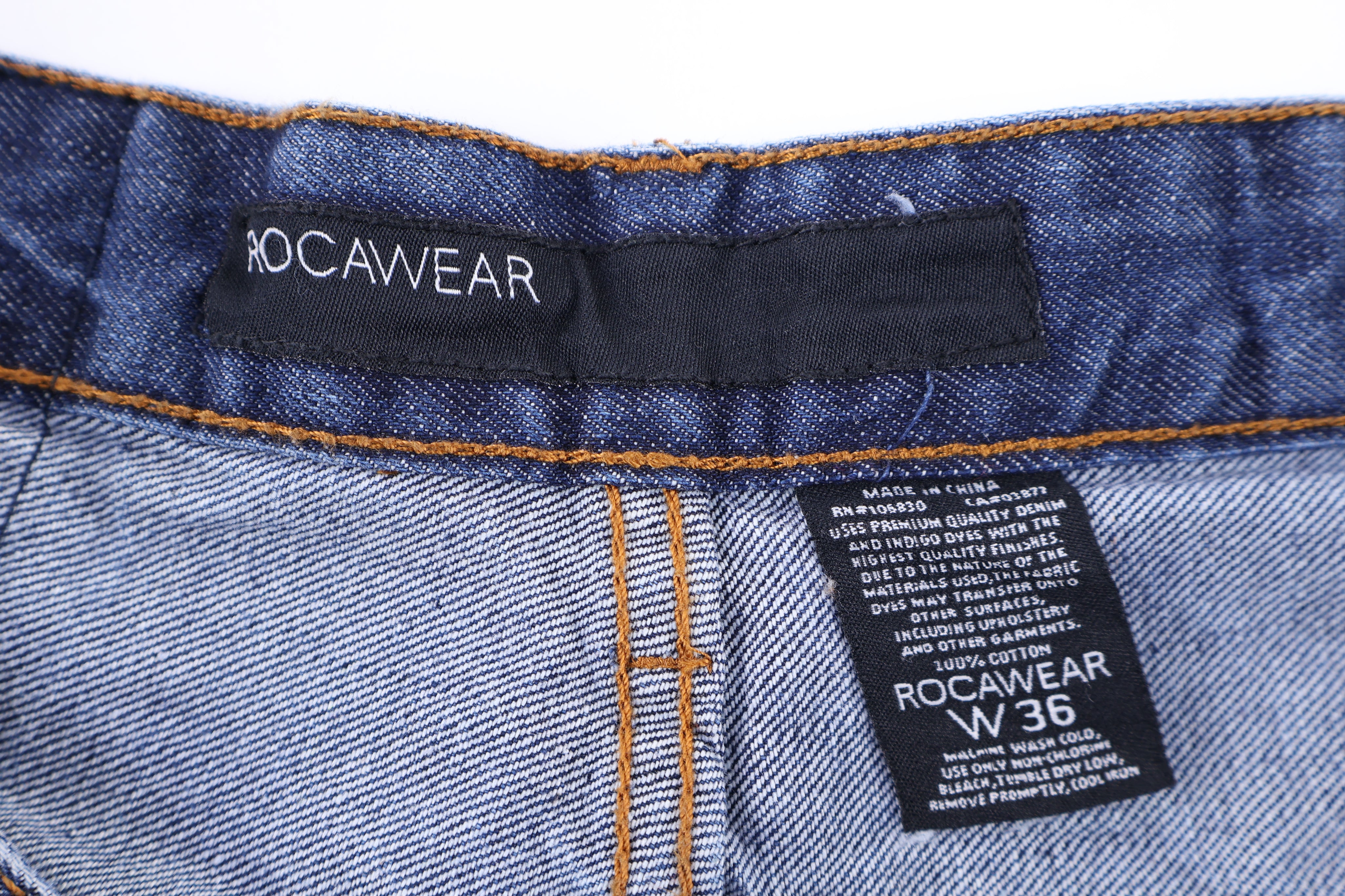 Y2K Rocawear Medium Wash Denim Shorts - Pants/Shorts - Thrifted Threads
