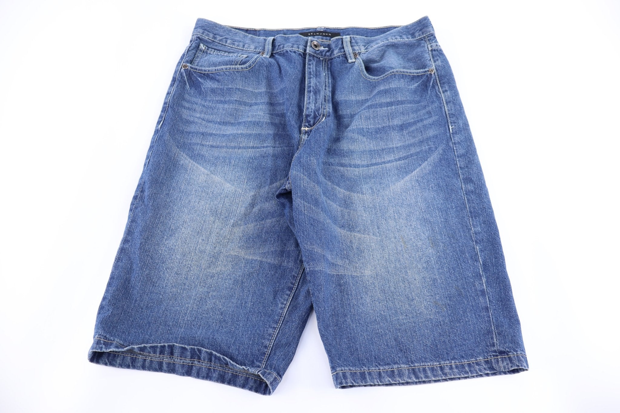Y2K Sean John Blue Denim Shorts - Pants/Shorts - Thrifted Threads