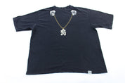 Y2K Sean John Chain Necklace Graphic T-Shirt - ThriftedThreads.com