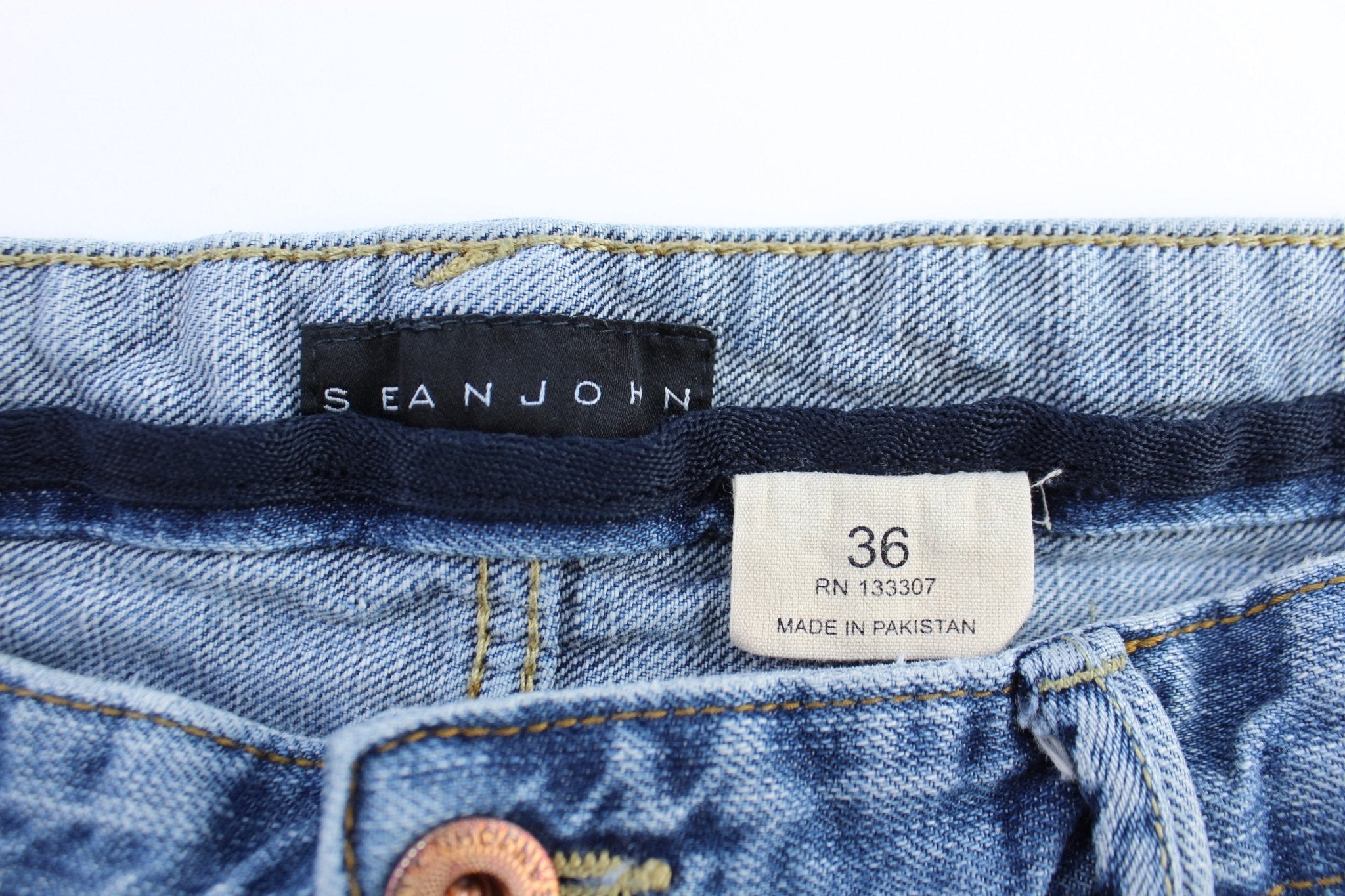 Y2K Sean John Denim Shorts - ThriftedThreads.com