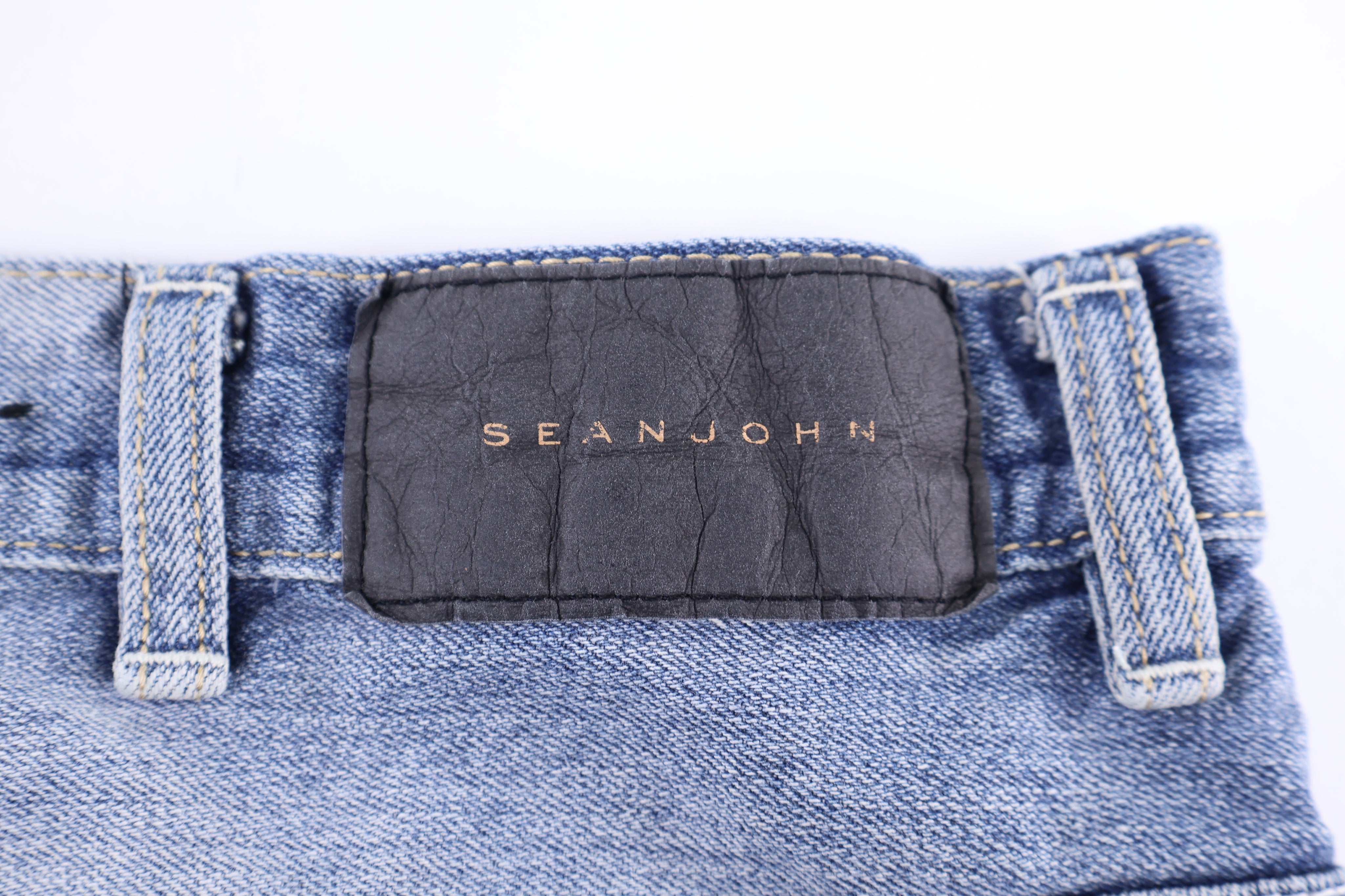 Y2K Sean John Light Wash Denim Shorts - Pants/Shorts - Thrifted Threads