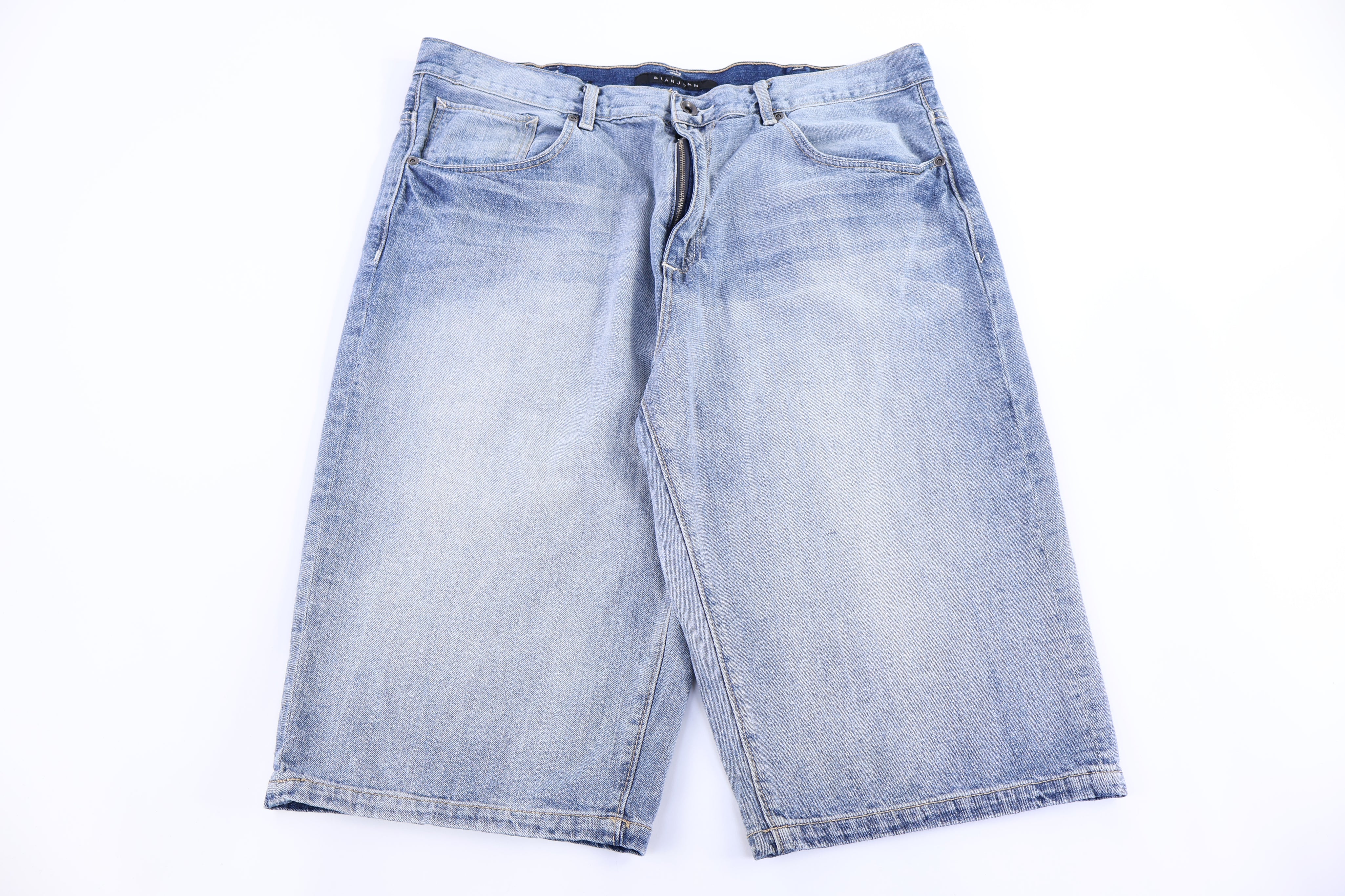 Y2K Sean John Light Wash Denim Shorts - Pants/Shorts - Thrifted Threads