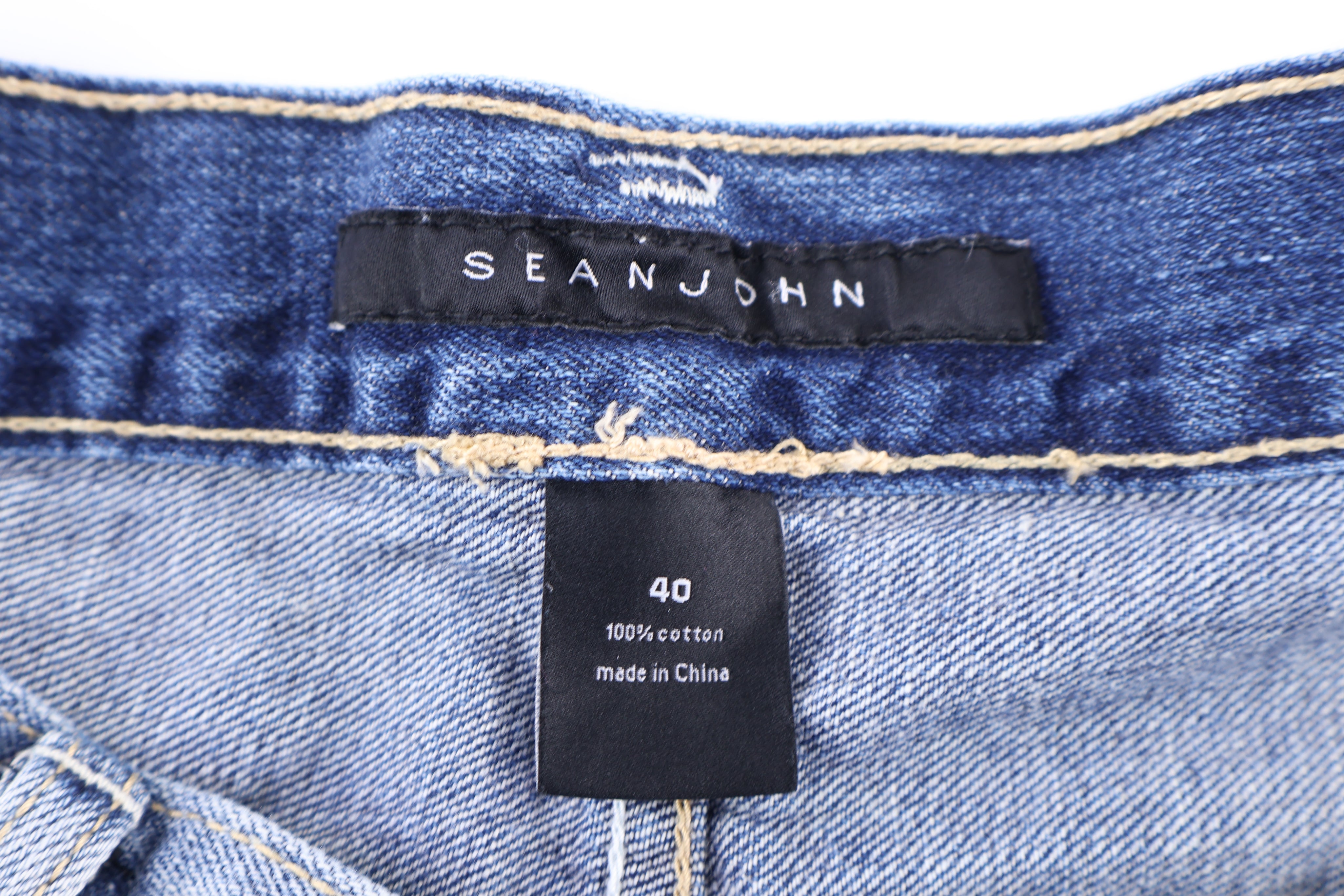 Y2K Sean John Light Wash Denim Shorts - Pants/Shorts - Thrifted Threads