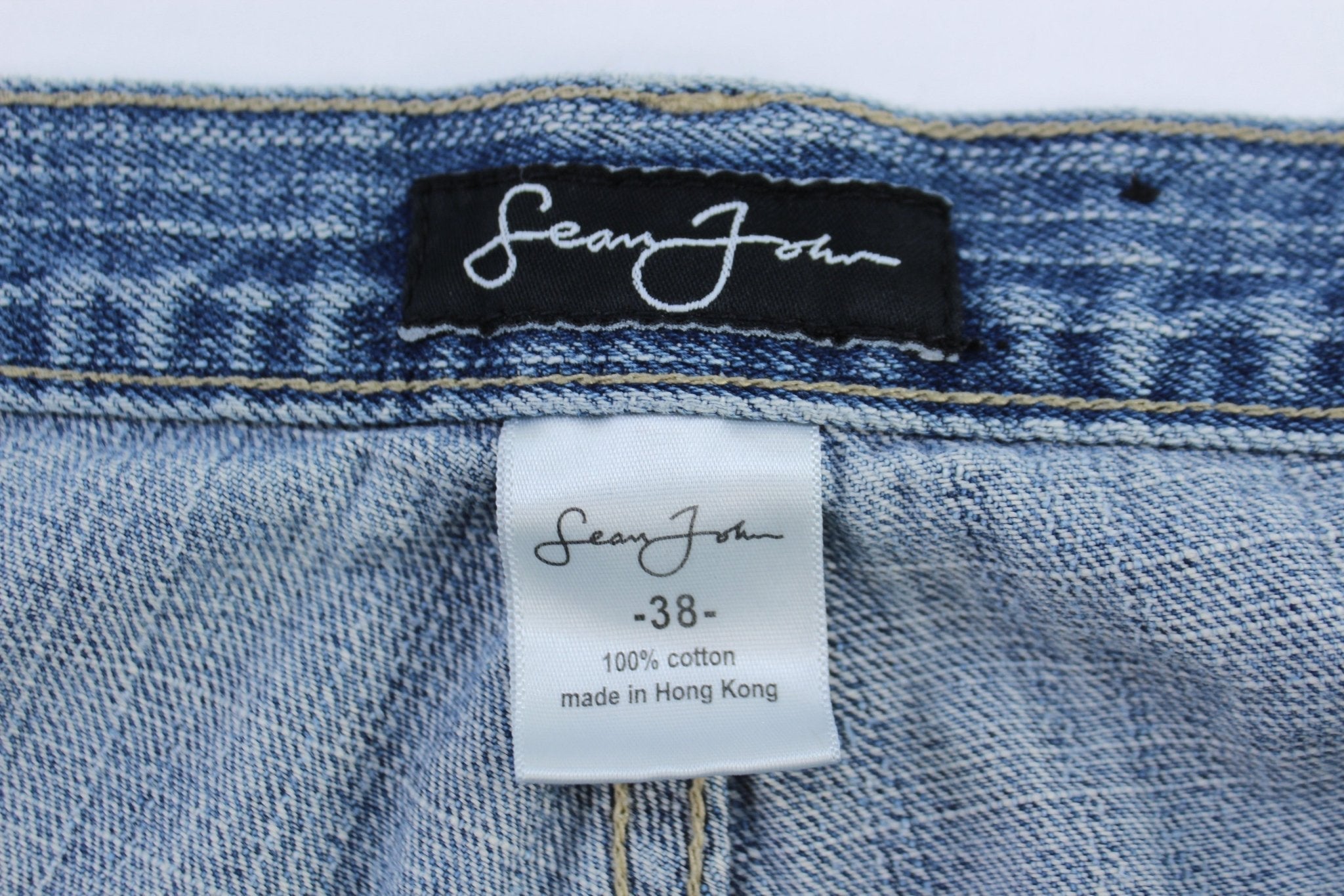 Y2K Sean John Medium Wash Denim Jeans - Pants - Thrifted Threads