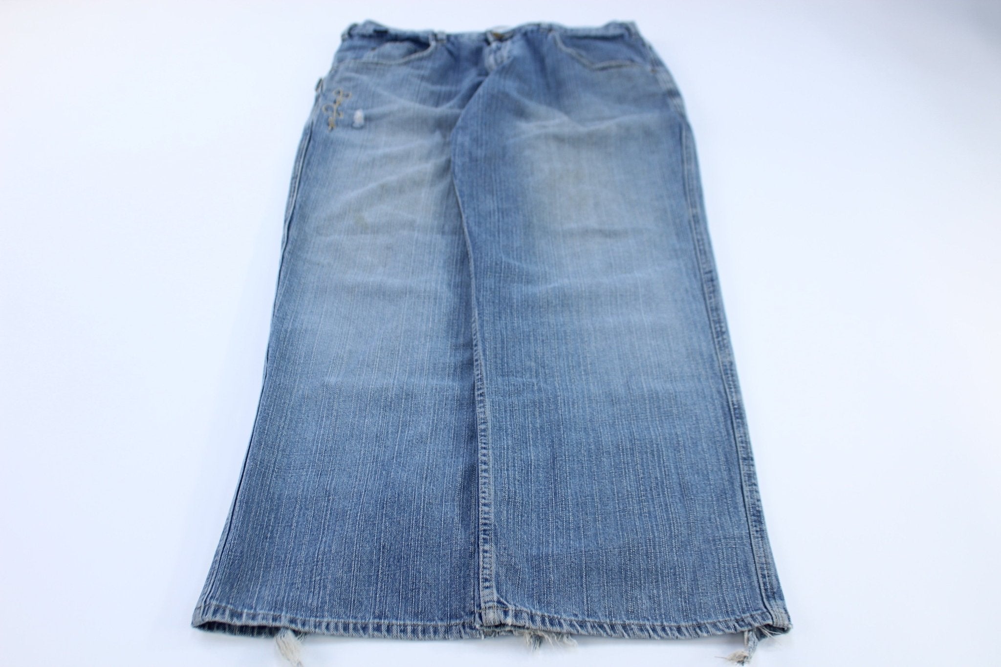 Y2K Sean John Medium Wash Denim Jeans - Pants - Thrifted Threads