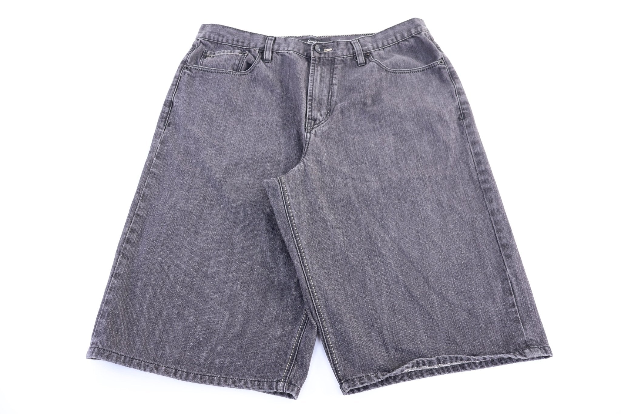 Y2K Sean Jonh Black Denim Shorts - Pants/Shorts - Thrifted Threads