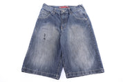 Y2K Shady Ltd Dark Wash Denim Shorts - Pants/Shorts - Thrifted Threads