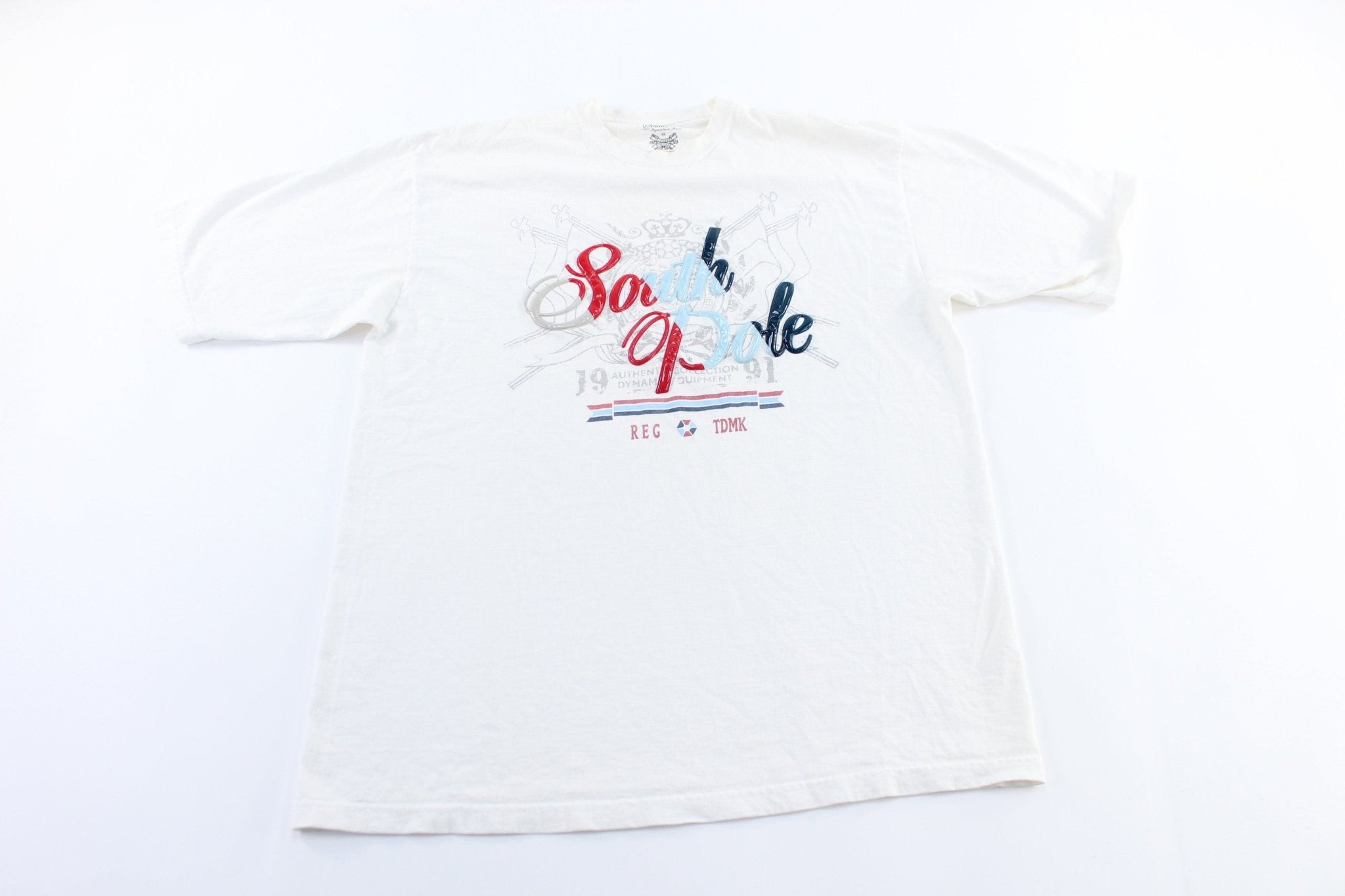 Y2K South Pole Multicolor Graphic T - shirt - ThriftedThreads.com