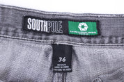 Y2K Southpole Dark Grey Denim Shorts - Pants/Shorts - Thrifted Threads