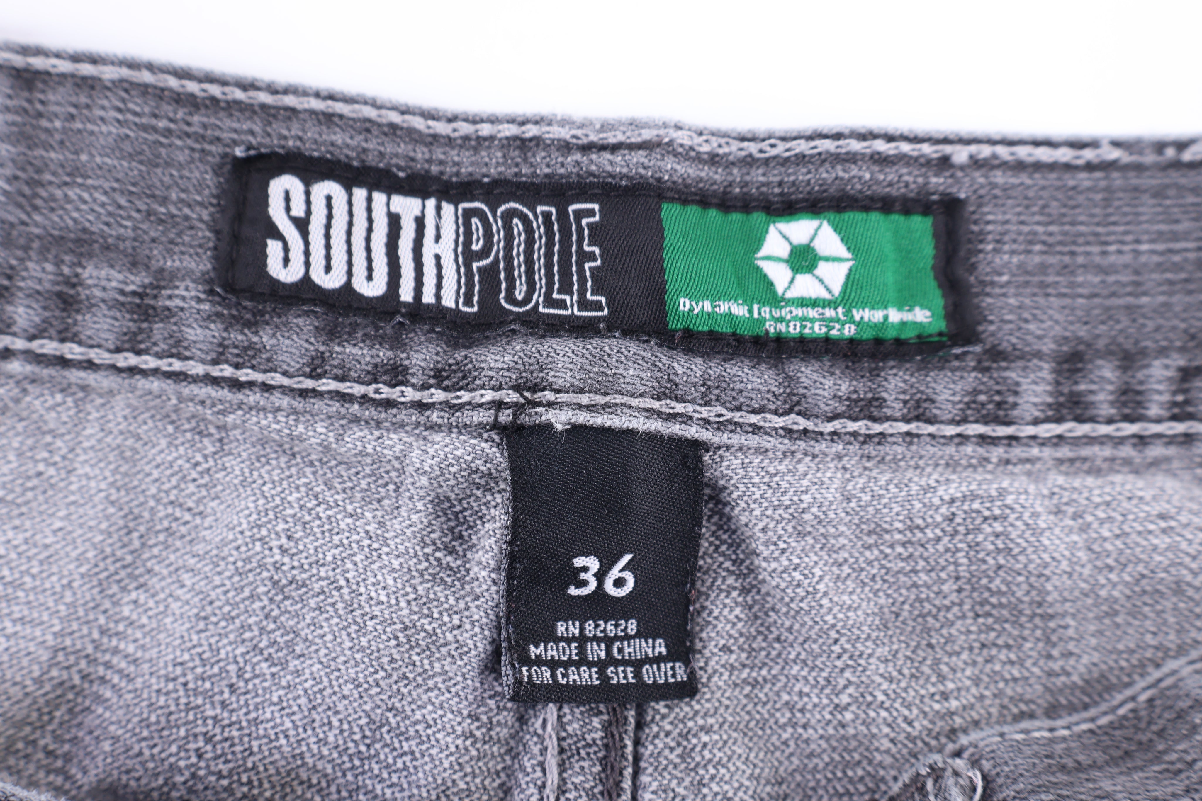 Y2K Southpole Dark Grey Denim Shorts - Pants/Shorts - Thrifted Threads