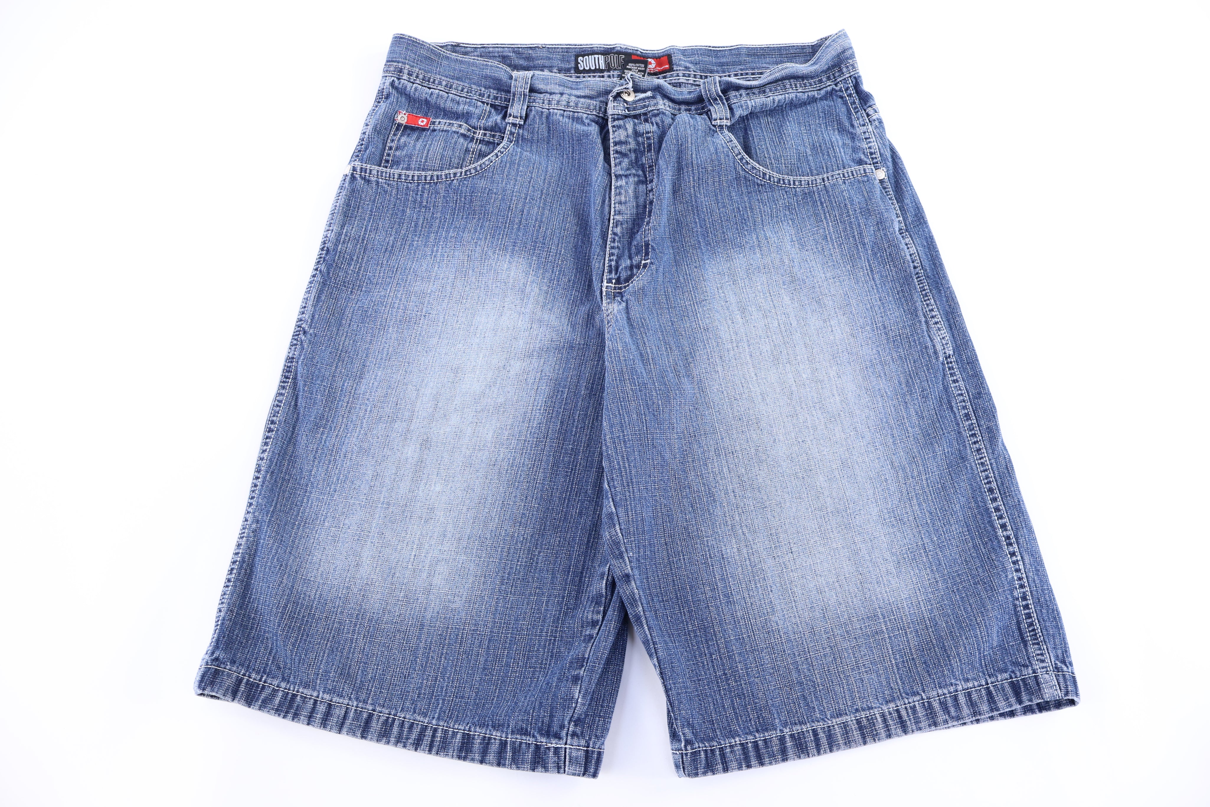 Y2K Southpole Dark Wash Denim Shorts - Pants/Shorts - Thrifted Threads