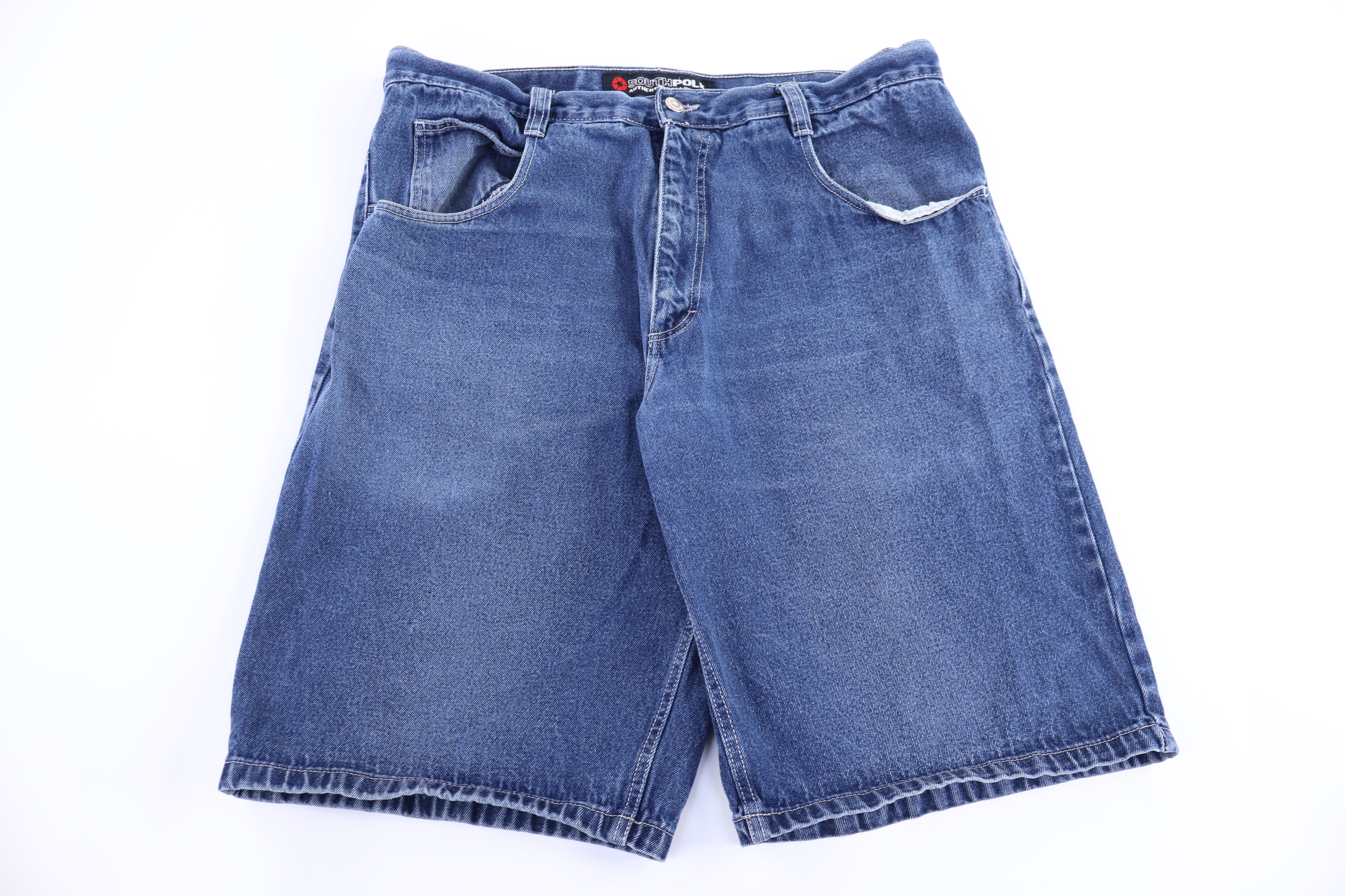 Y2K Southpole Dark Wash Denim Shorts - Pants/Shorts - Thrifted Threads