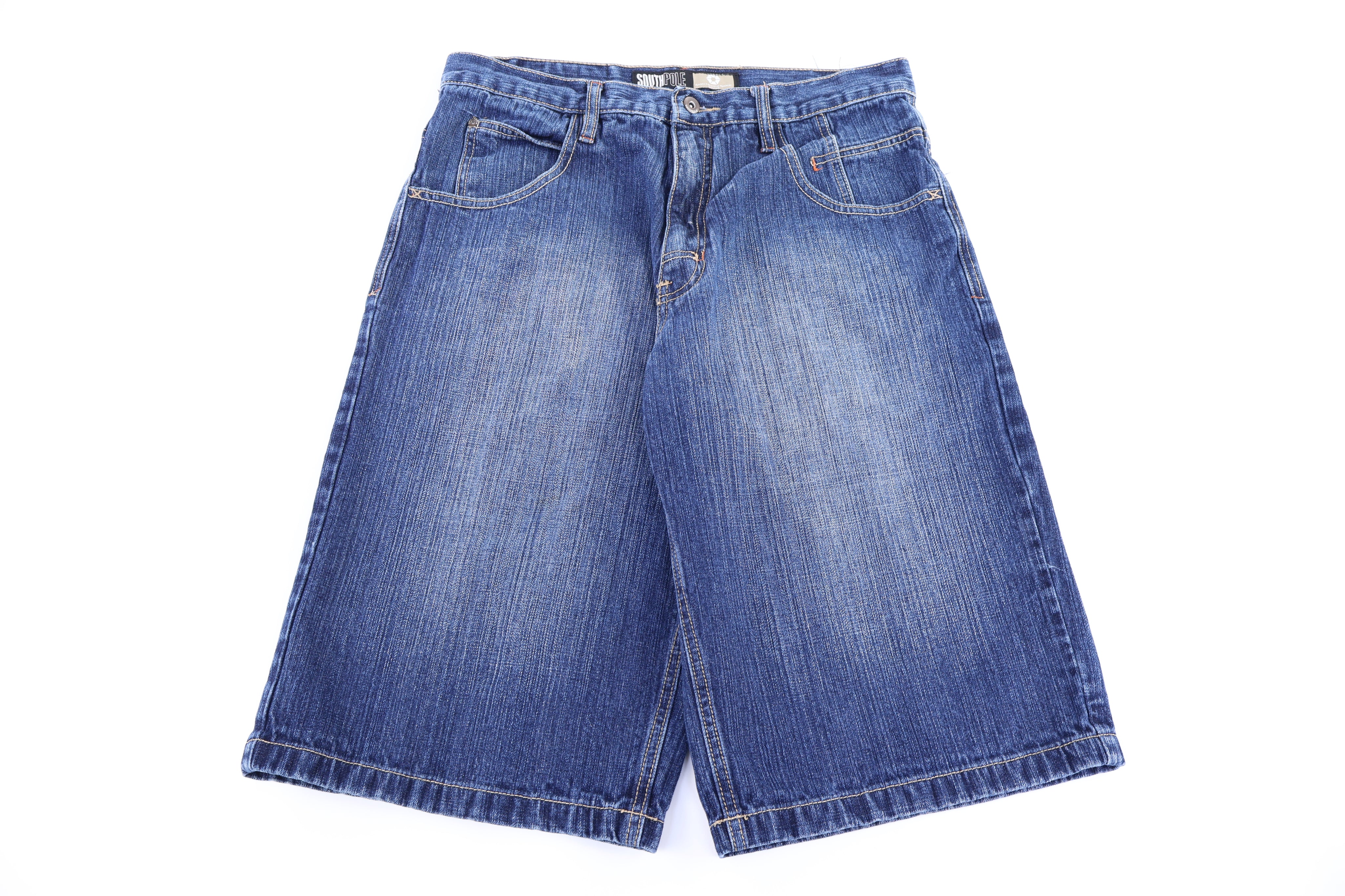 Y2K Southpole Dark Wash Denim Shorts - Pants/Shorts - Thrifted Threads