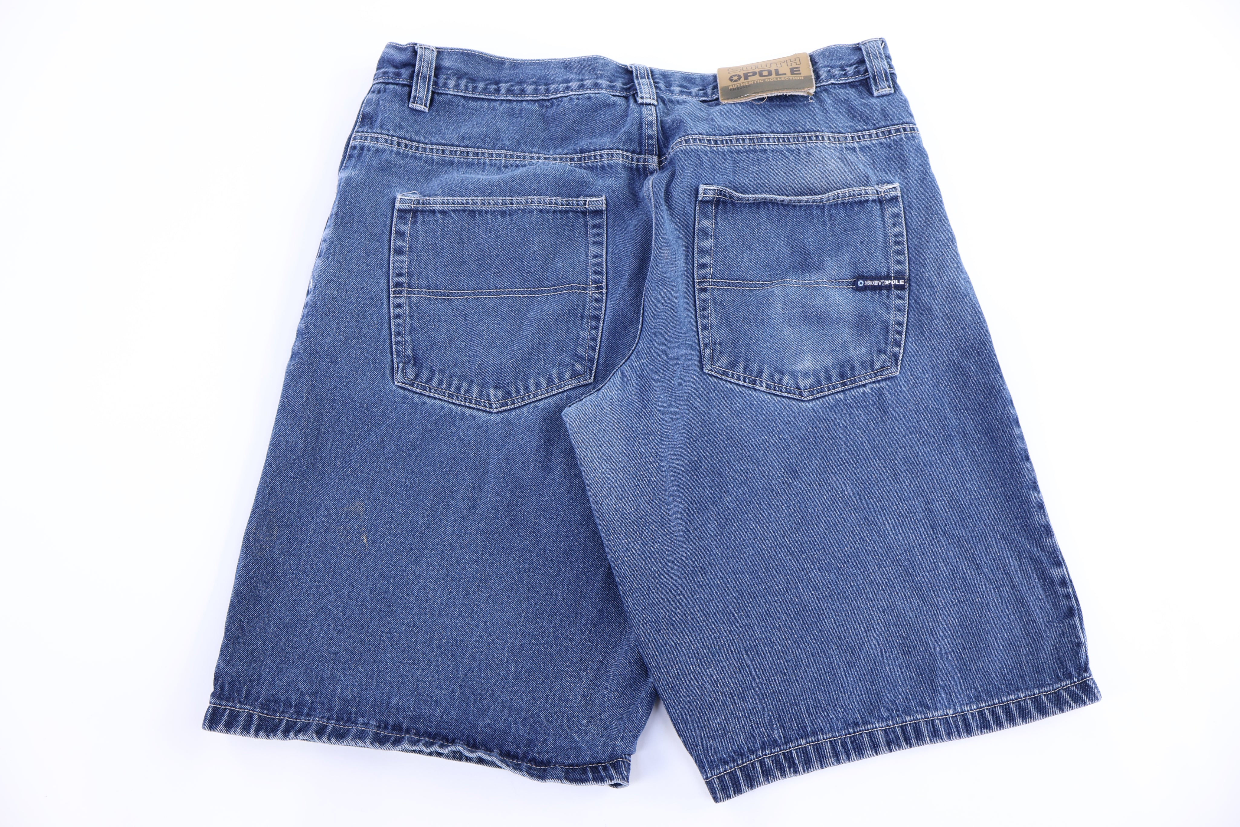 Y2K Southpole Dark Wash Denim Shorts - Pants/Shorts - Thrifted Threads