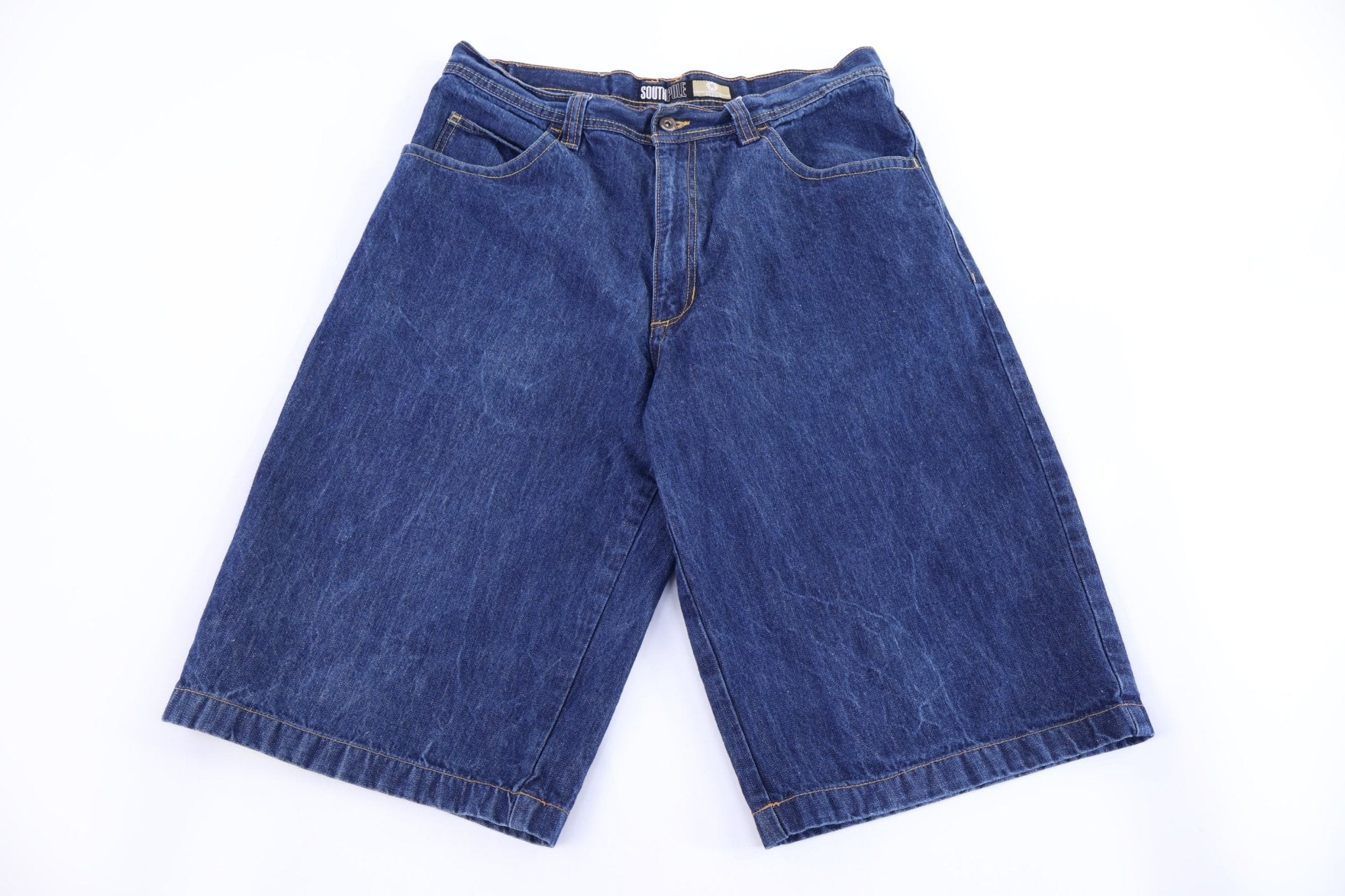 Y2K Southpole Dark Wash Denim Shorts - Pants/Shorts - Thrifted Threads