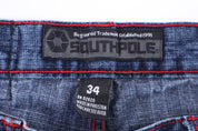 Y2K Southpole Dark Wash Denim Shorts - Pants/Shorts - Thrifted Threads