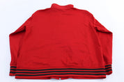 Y2K SouthPole Embroidered Logo Red & Black Track Jacket - Jackets - Thrifted Threads