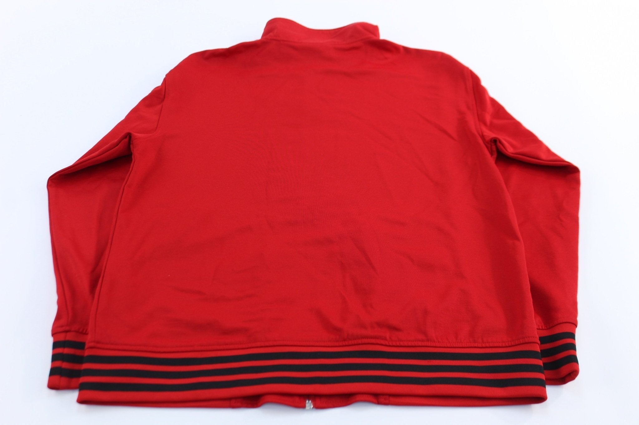 Y2K SouthPole Embroidered Logo Red & Black Track Jacket - Jackets - Thrifted Threads