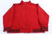 Y2K SouthPole Embroidered Logo Red & Black Track Jacket - Jackets - Thrifted Threads
