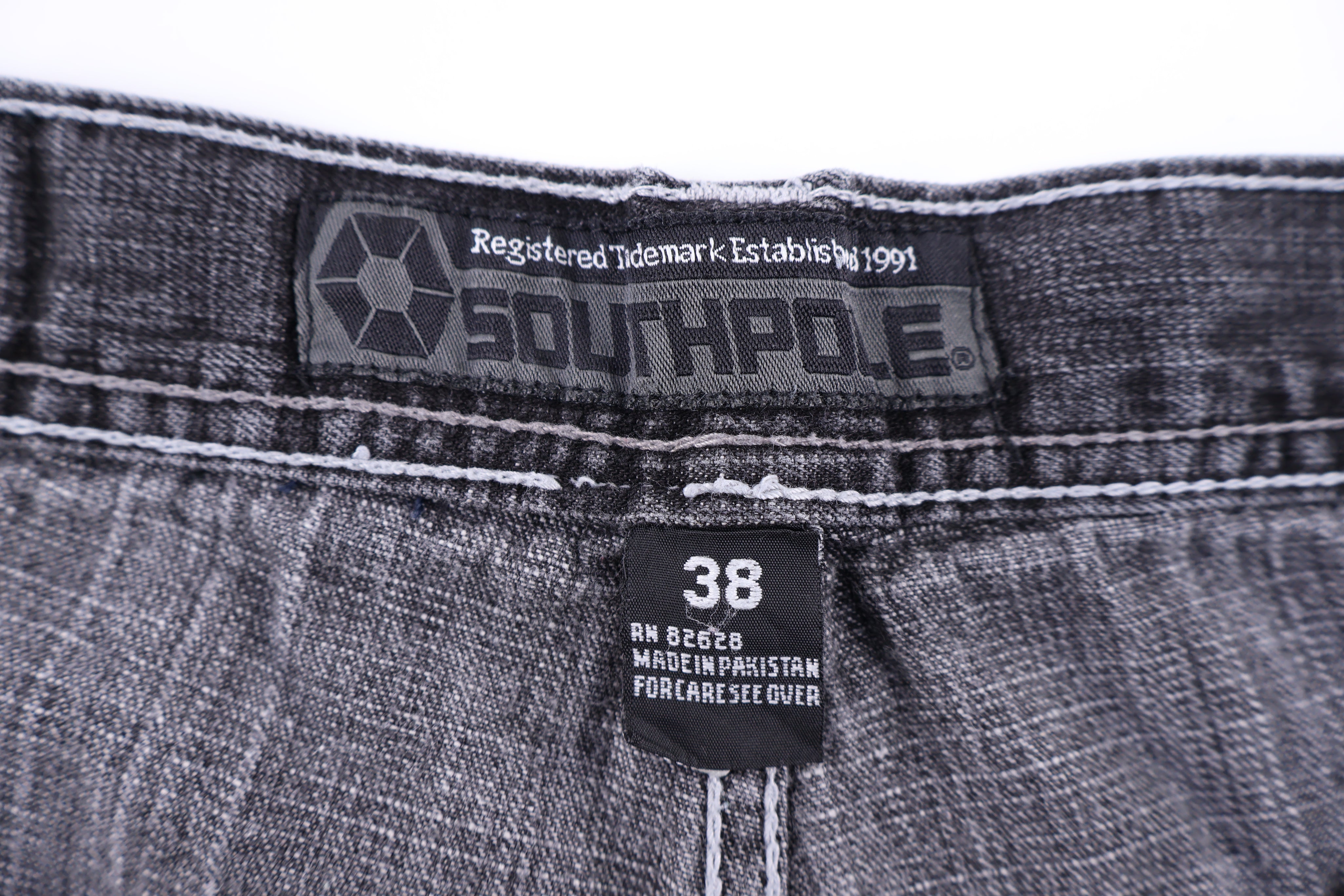 Y2K Southpole Grey Denim Shorts - Pants/Shorts - Thrifted Threads