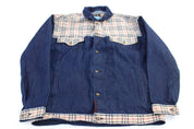 Y2K The Hip Hop Elements Dark Wash Denim Jacket - Jacket - Thrifted Threads