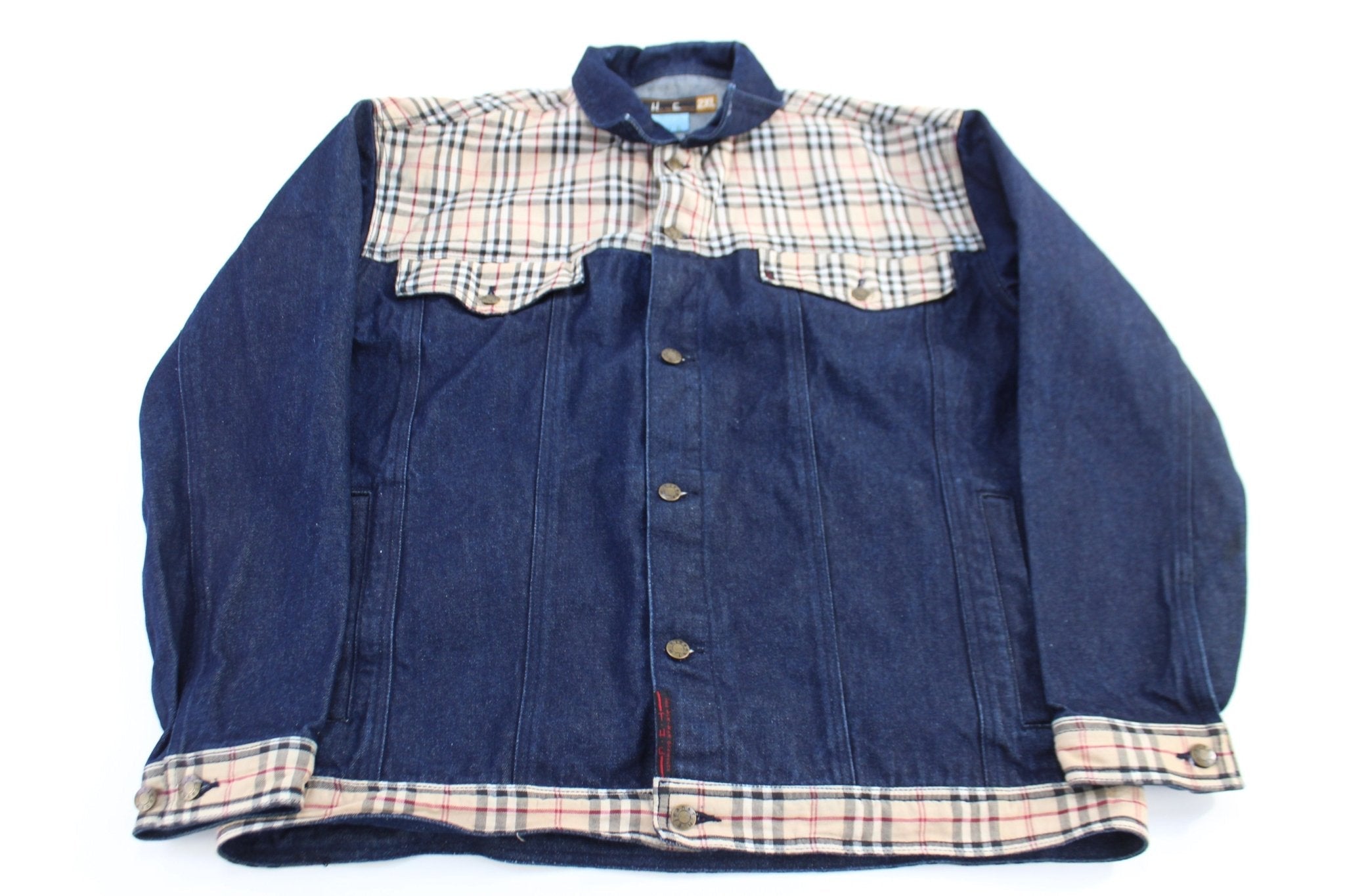 Y2K The Hip Hop Elements Dark Wash Denim Jacket - Jacket - Thrifted Threads