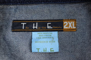 Y2K The Hip Hop Elements Dark Wash Denim Jacket - Jacket - Thrifted Threads