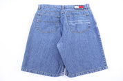 Y2K Tommy Hilfiger Dark Wash Denim Shorts - Pants/Shorts - Thrifted Threads