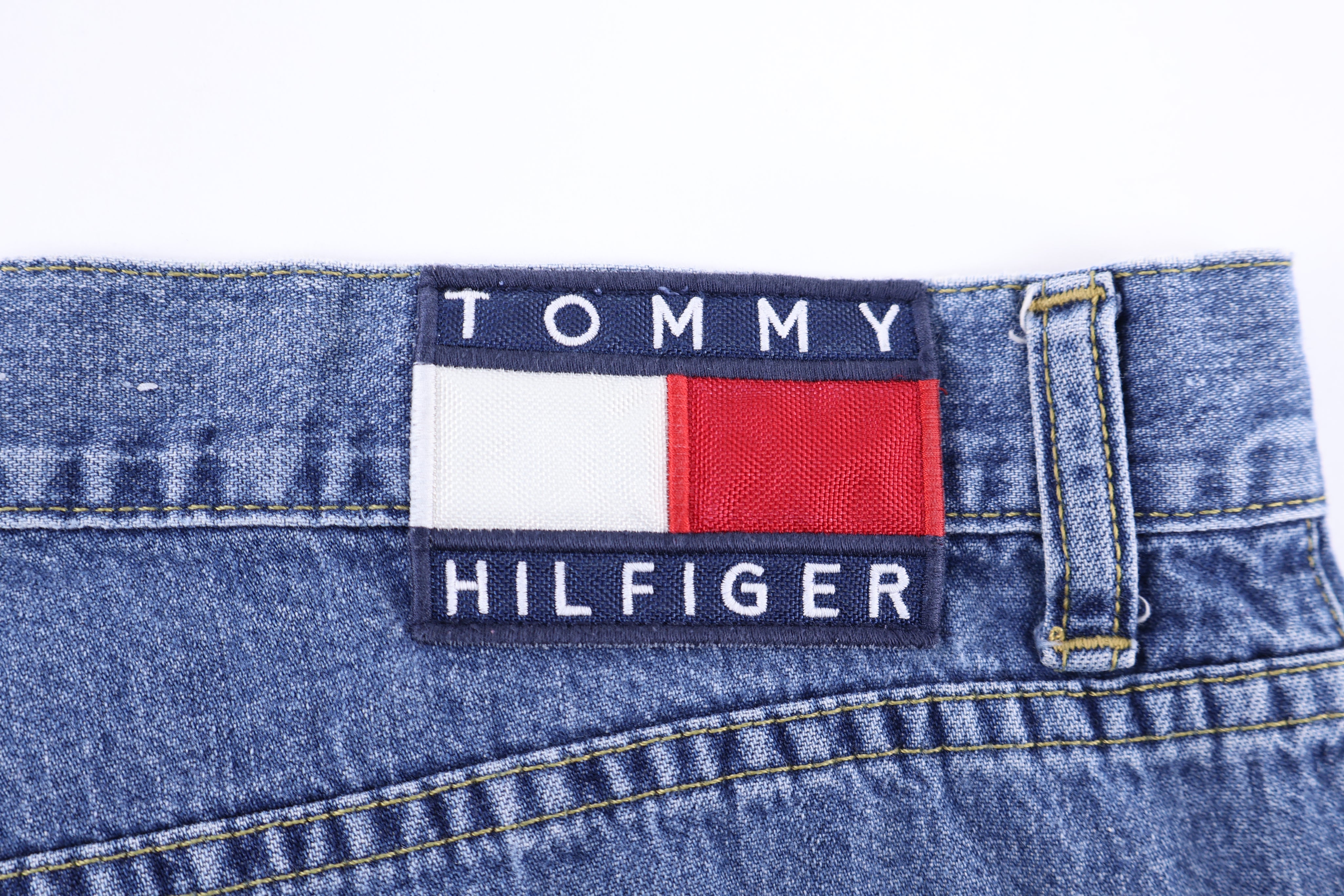 Y2K Tommy Hilfiger Dark Wash Denim Shorts - Pants/Shorts - Thrifted Threads