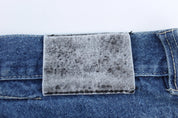 Y2K Urban Edge Dark Wash Denim Shorts - ThriftedThreads.com