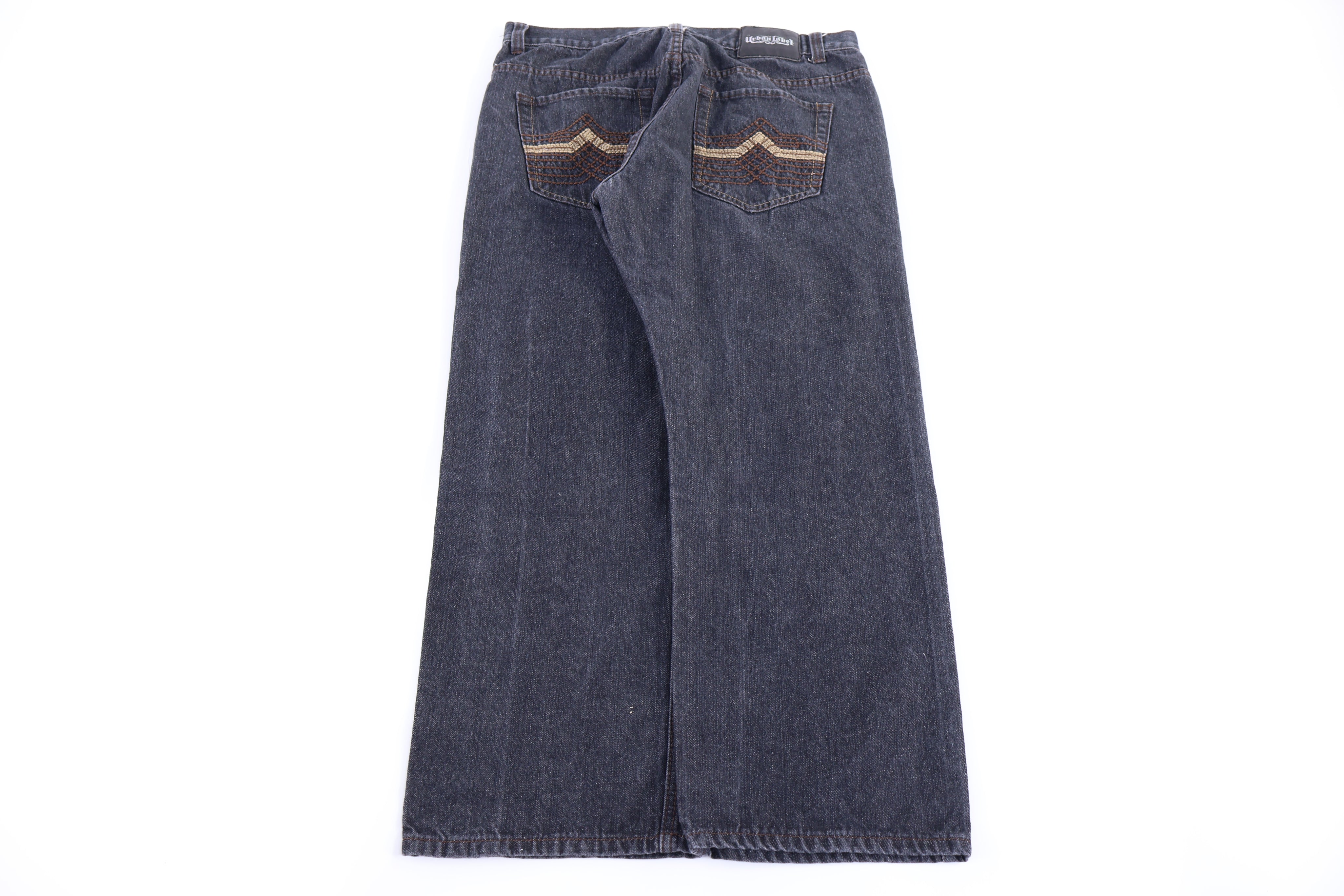 Y2K Urban Label Dark Denim Jeans - pants - Thrifted Threads