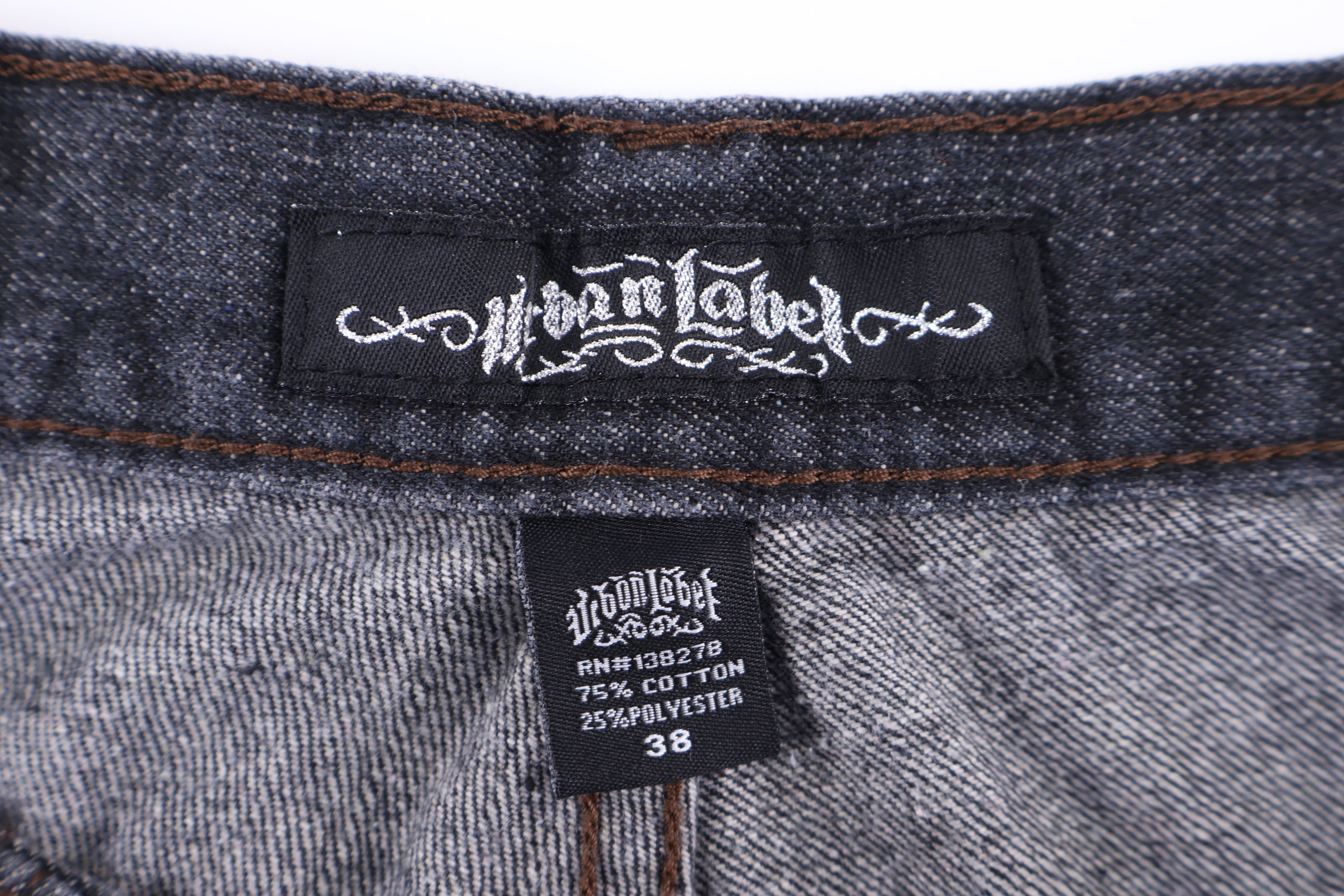 Y2K Urban Label Dark Denim Jeans - pants - Thrifted Threads