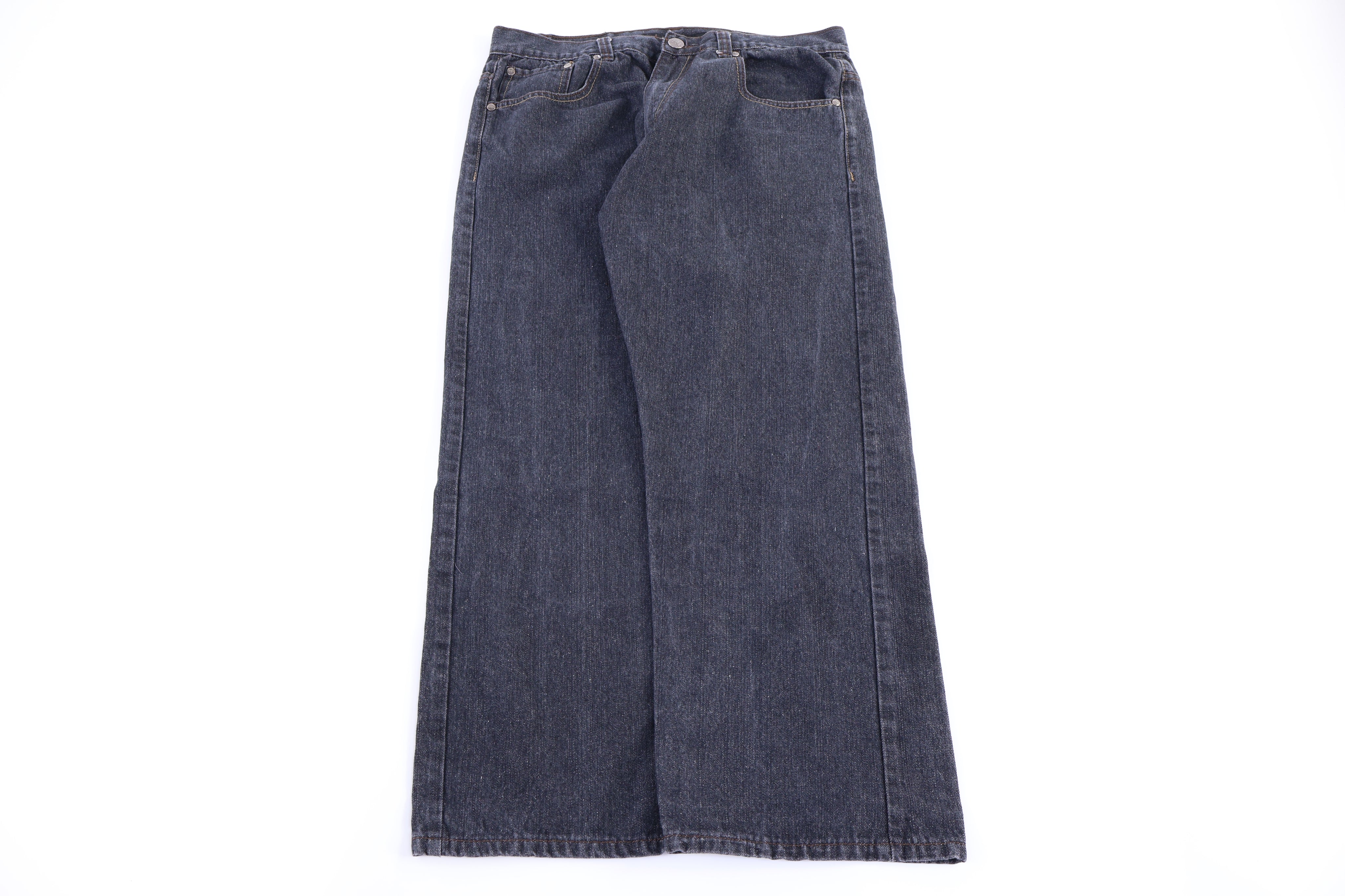 Y2K Urban Label Dark Denim Jeans - pants - Thrifted Threads