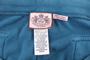Y2K Women's Juicy Couture Blue Velour Pants - Pants - Thrifted Threads
