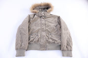 Y2K Women's Twenty Twenty Fur Bomber Jacket - Jacket - Thrifted Threads