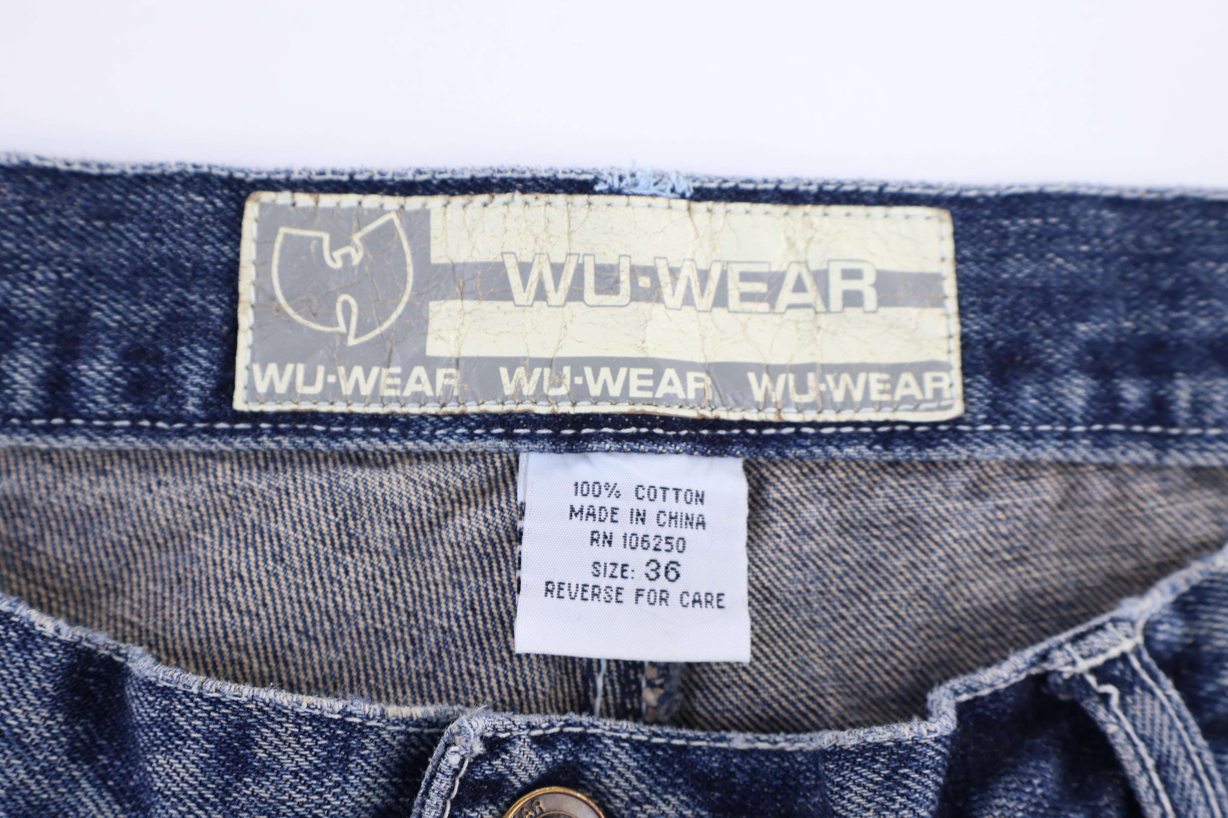 Y2K WU Wear Dark Wash Denim Jeans - Pants - Thrifted Threads